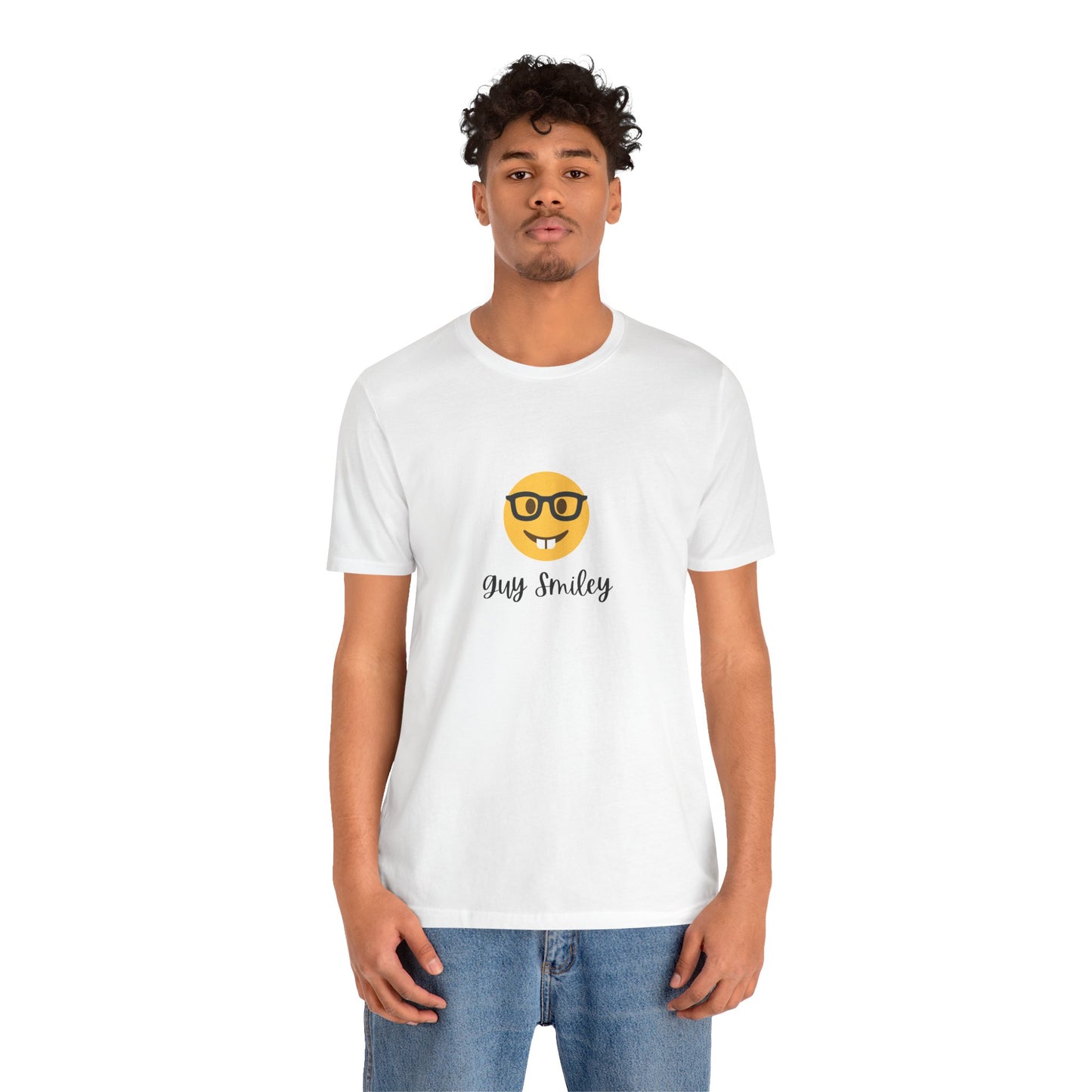 Unisex Jersey Short Sleeve Guy Smiley T-Shirt