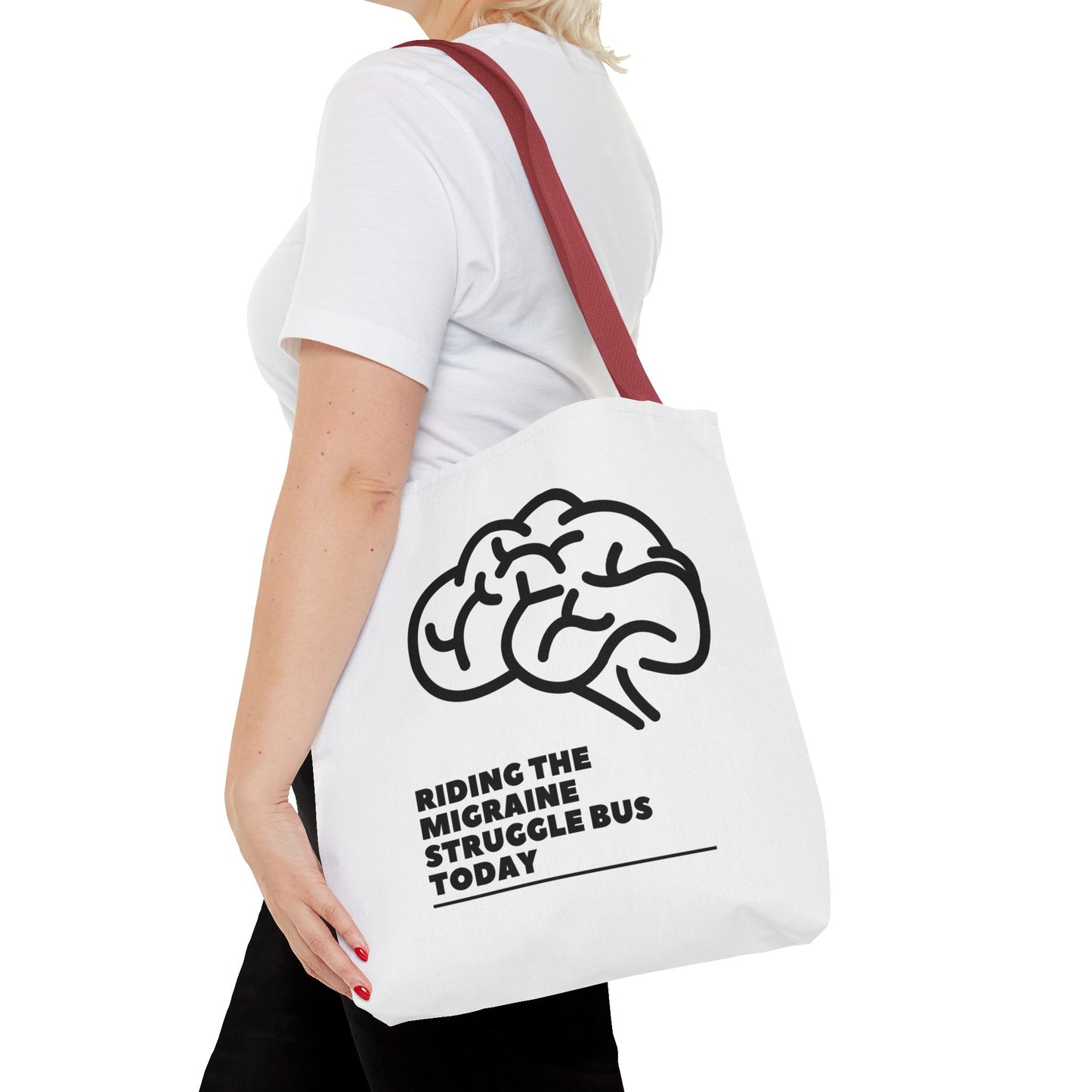 Unisex Migraine Day Invisible Illness Warrior Tote Bag