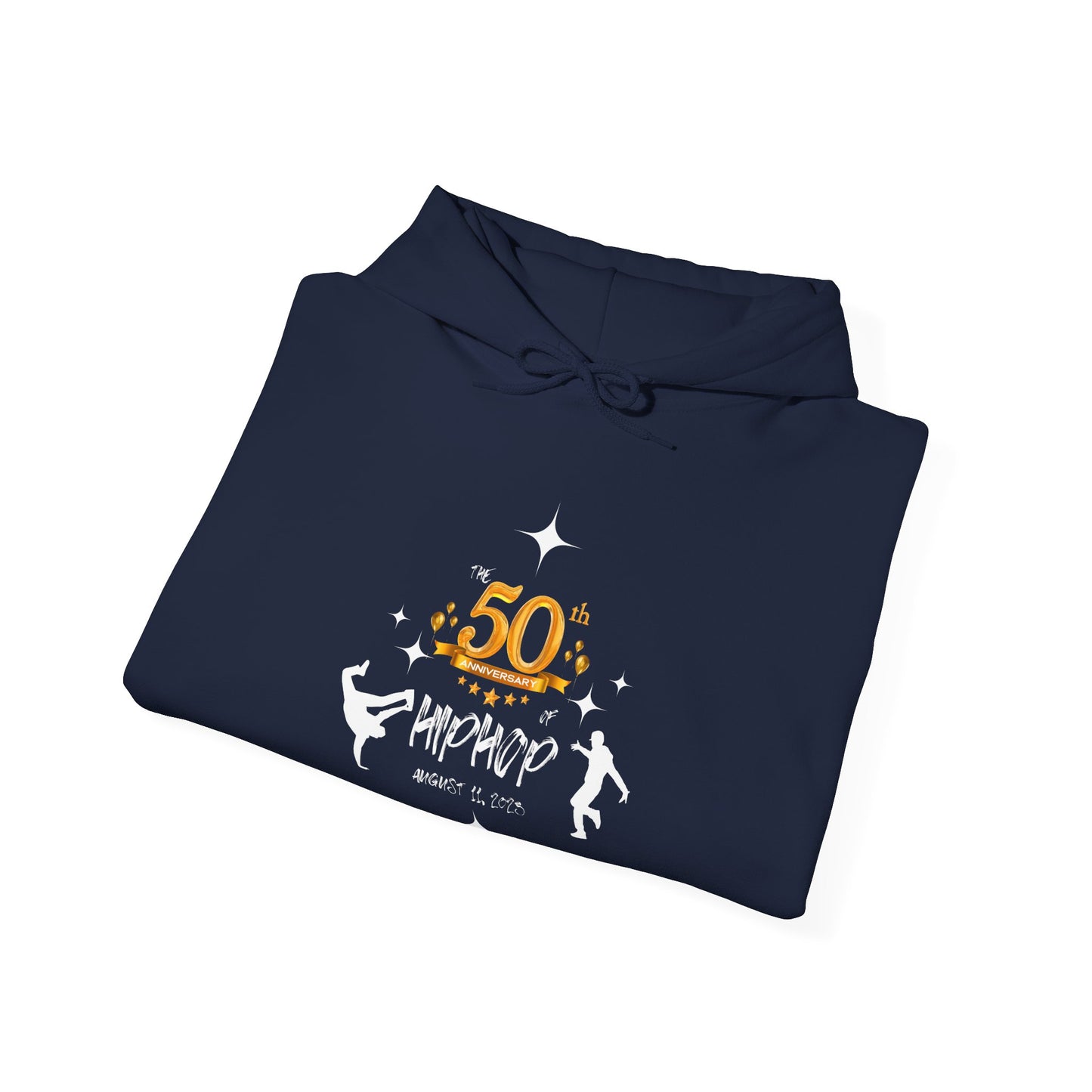 Unisex Heavy Blend™ 50th Anniversary of HipHop August 11, 2023 Commemorate 50 Years Hooded Sweatshirt