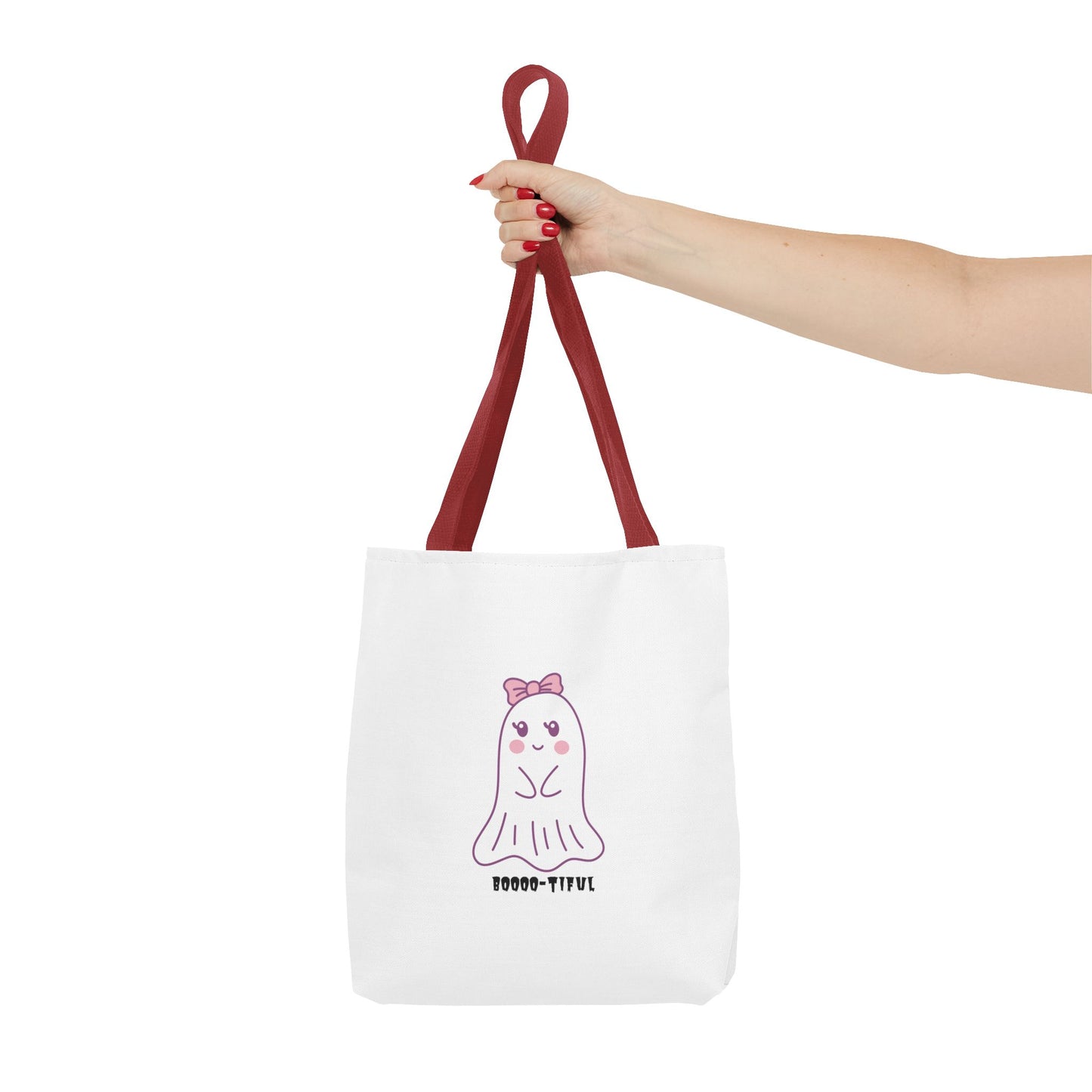 Cute Ghost Halloween Lover Spooky Season Tote Trick or Treating Candy Bag Fall Themed Reusable Lunch Tote