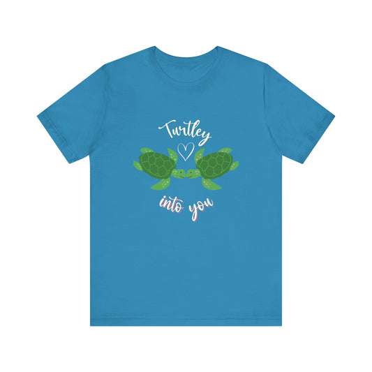 Unisex Cute Turtle Lover Turtley Into You T-Shirt