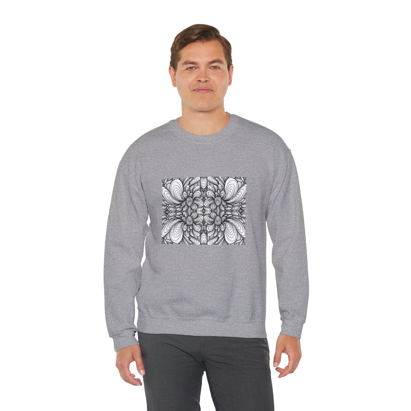 Unisex Original Line Art Sweatshirt - Blooms