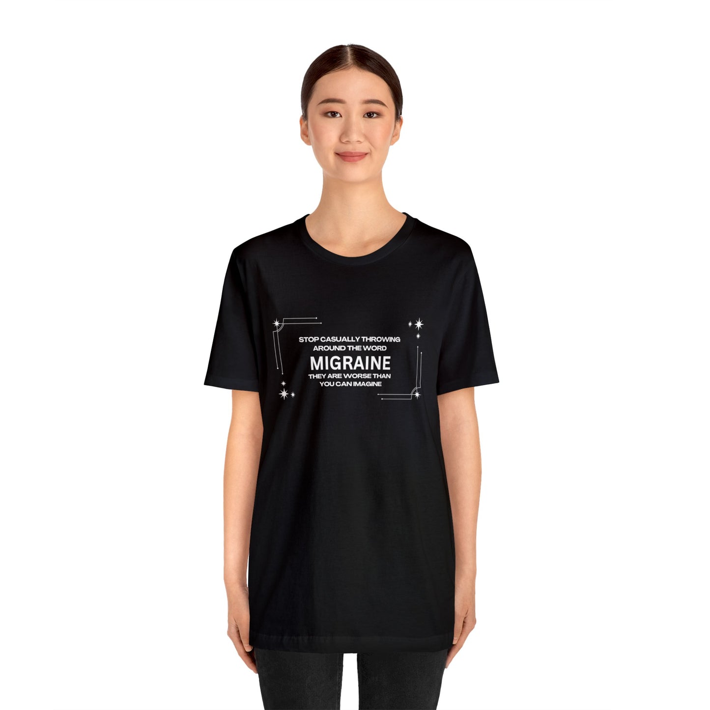 Unisex Migraine Day Invisible Illness Warrior T-Shirt