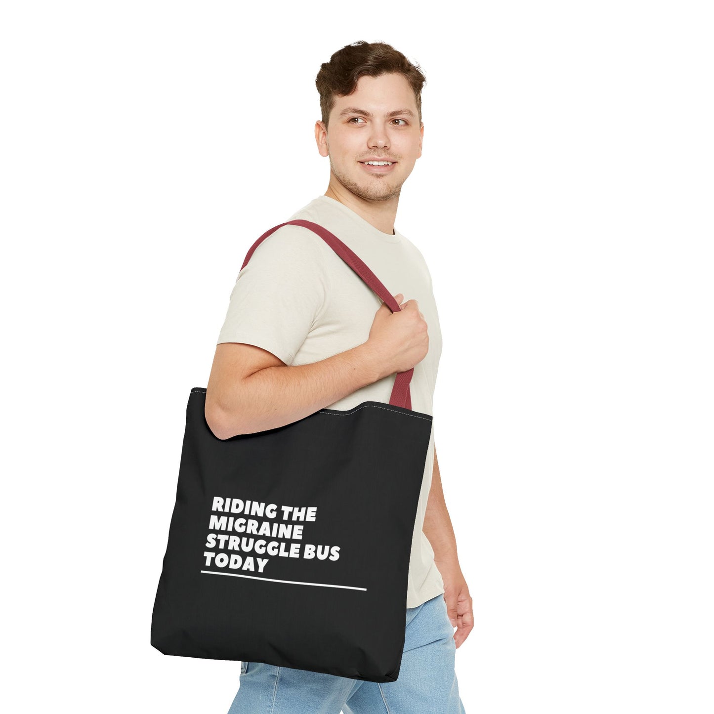 Unisex Migraine Day Invisible Illness Warrior Tote Bag