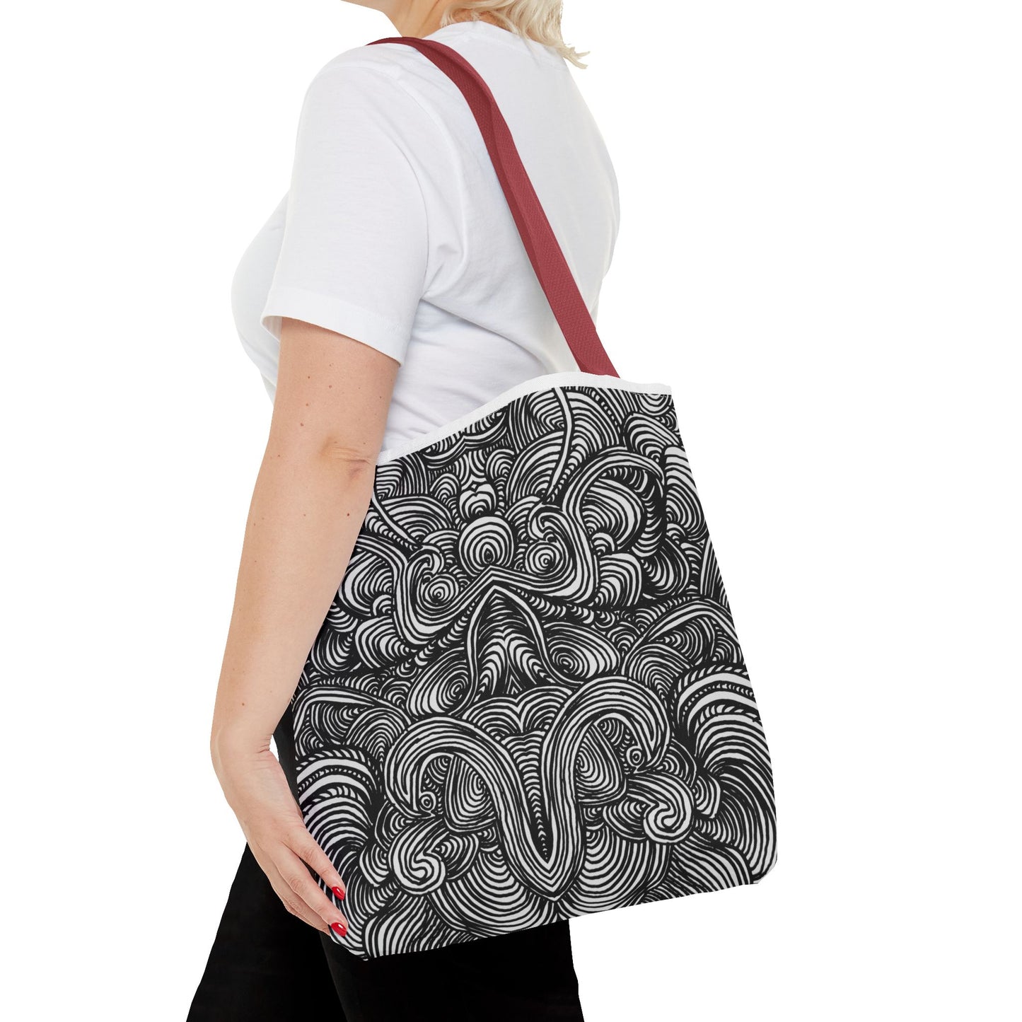 Unisex Original Line Art All Over Print Tote Bag - Mirage