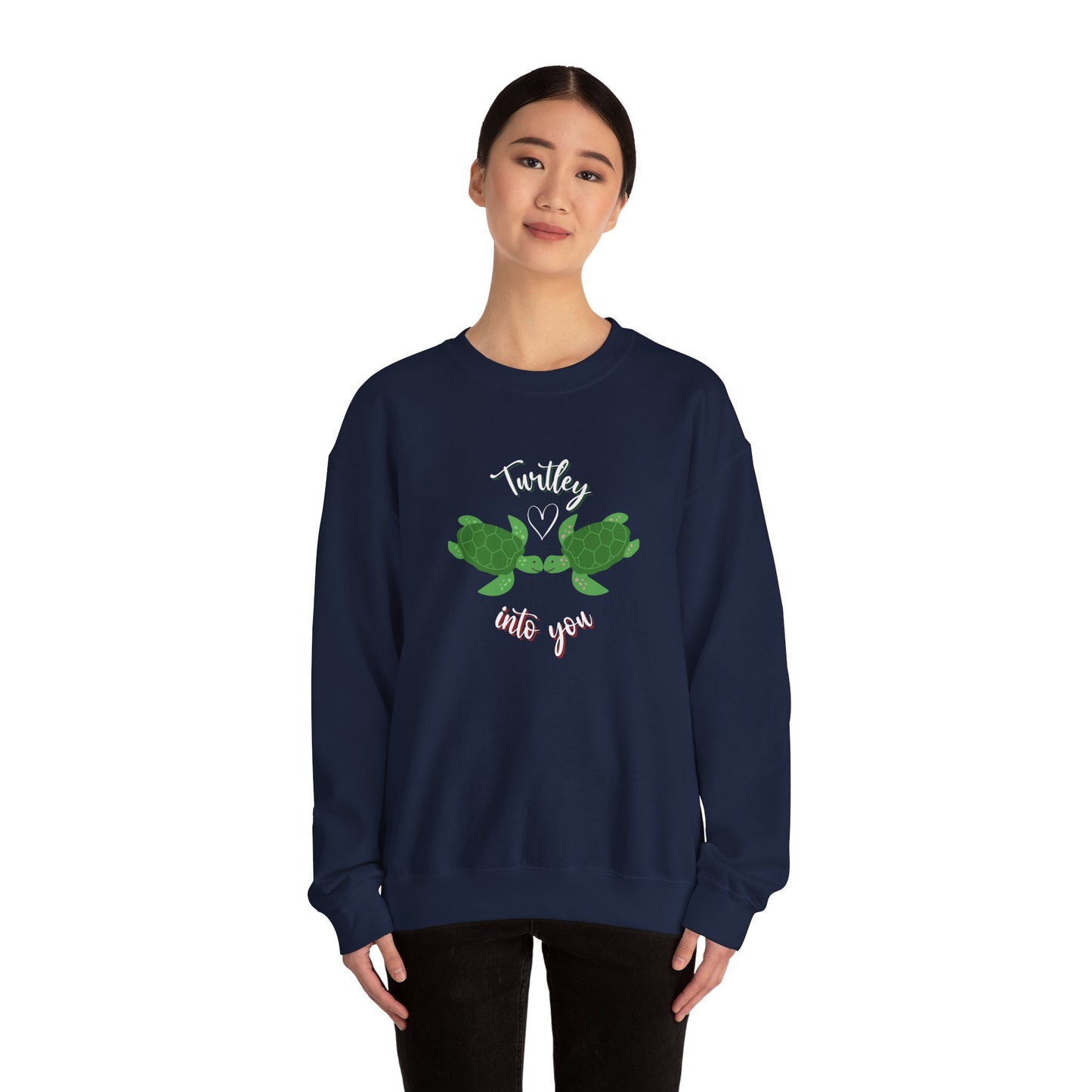 Unisex Cute Turtle Lover Turtley Into You Sweatshirt
