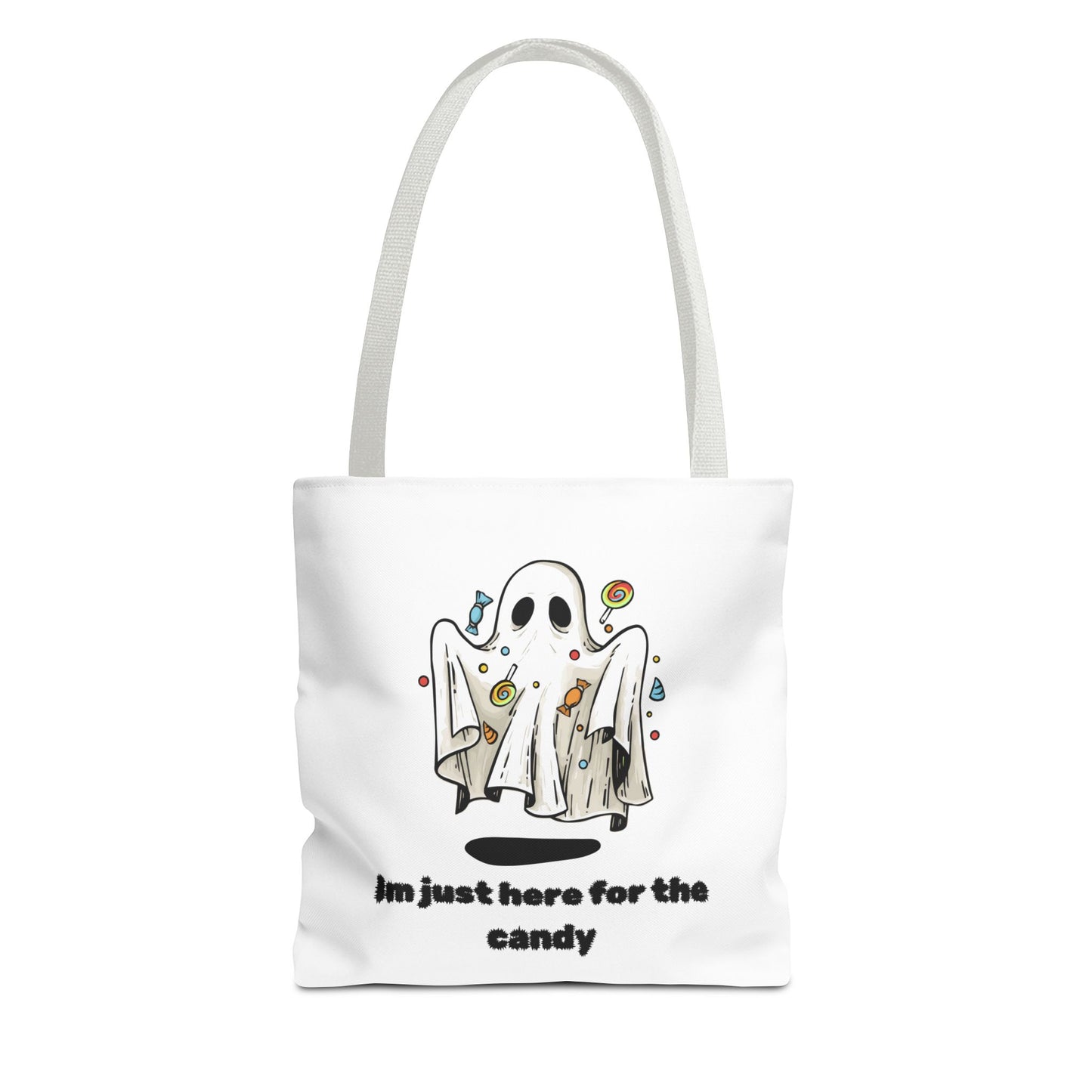 Cute Ghost Halloween Lover Spooky Season Trick or Treating Candy Bag Fall Themed Reusable Lunch Bag