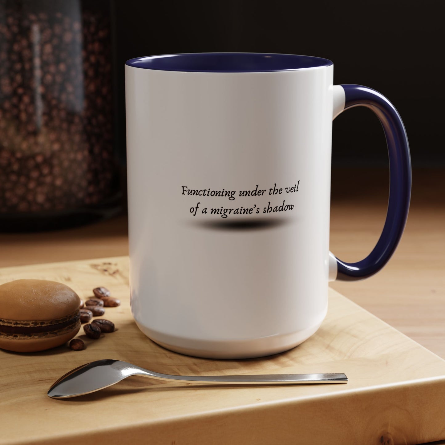 11oz/15oz Migraine Day Invisible Illness Warrior Functioning Under The Veil of a Migraines Shadow Coffee Mug