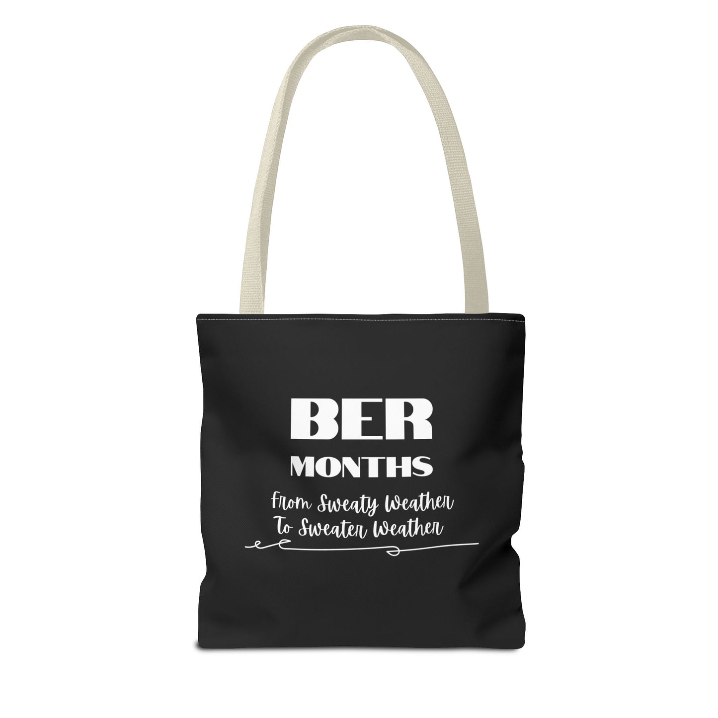 Unisex BER Months Tote Bag Autumn September October November December Tote Bag Favorite Months Tote Bag