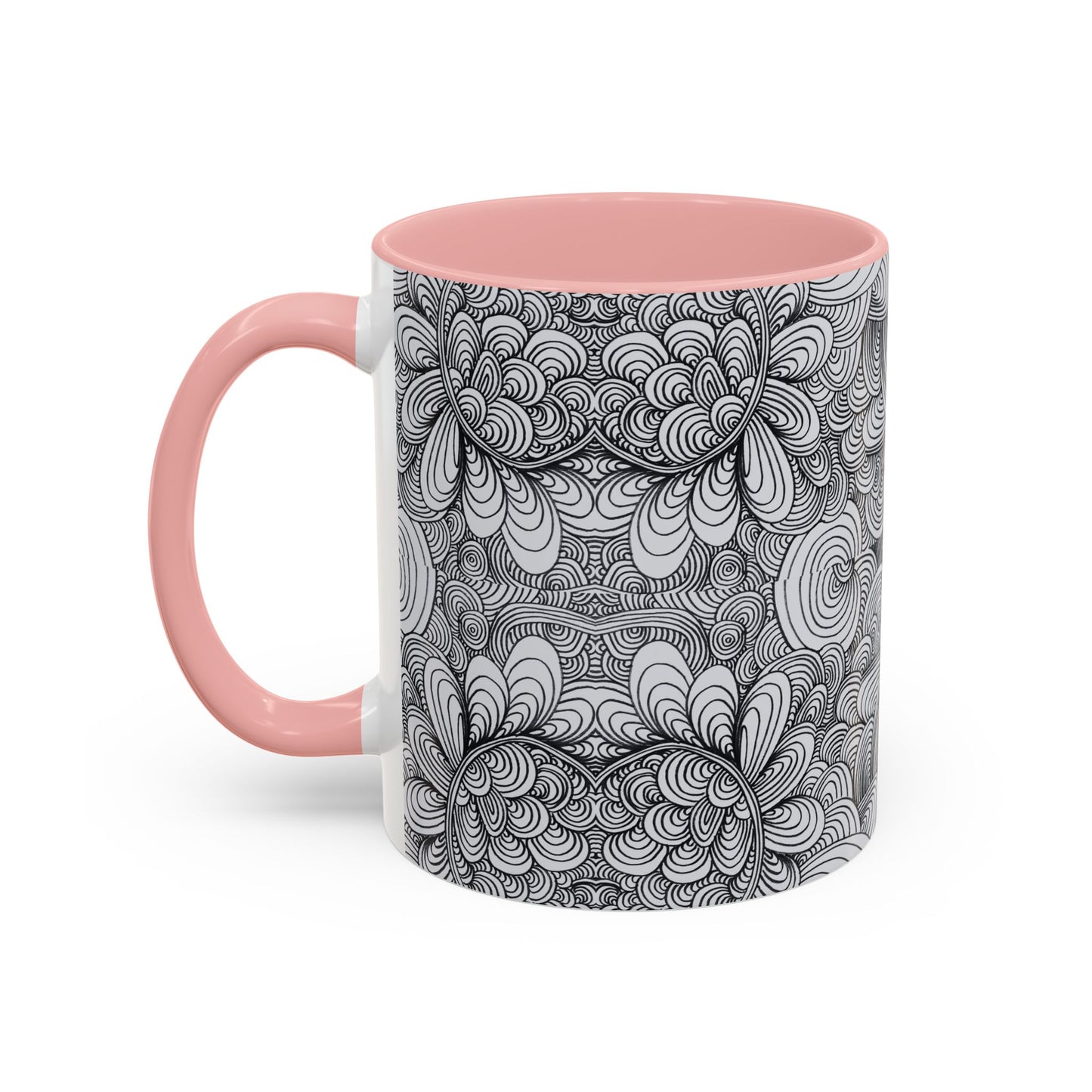 11oz/15oz Original Line Art Coffee Mug - Apricots Noir Mirage