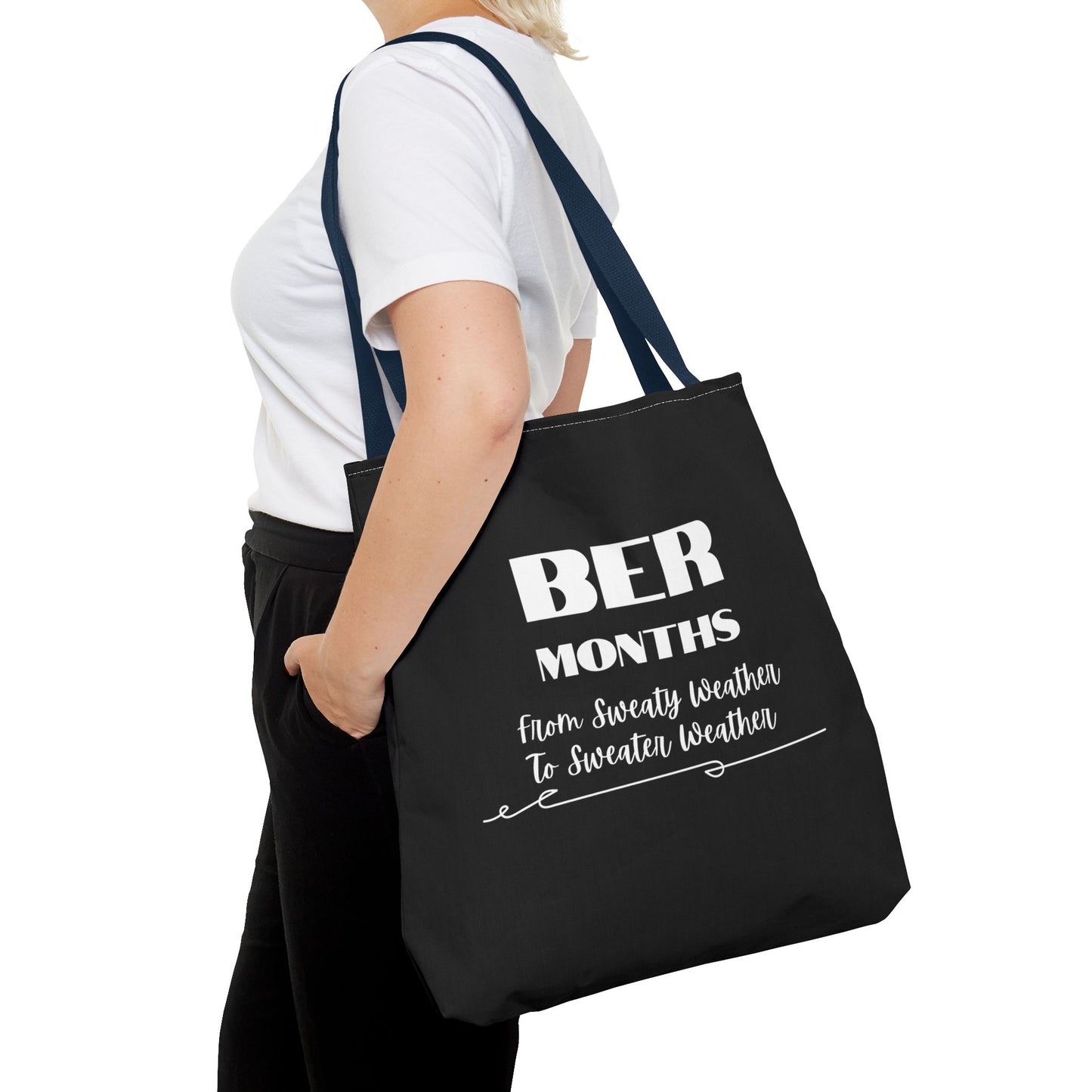 Unisex BER Months Tote Bag Autumn September October November December Tote Bag Favorite Months Tote Bag