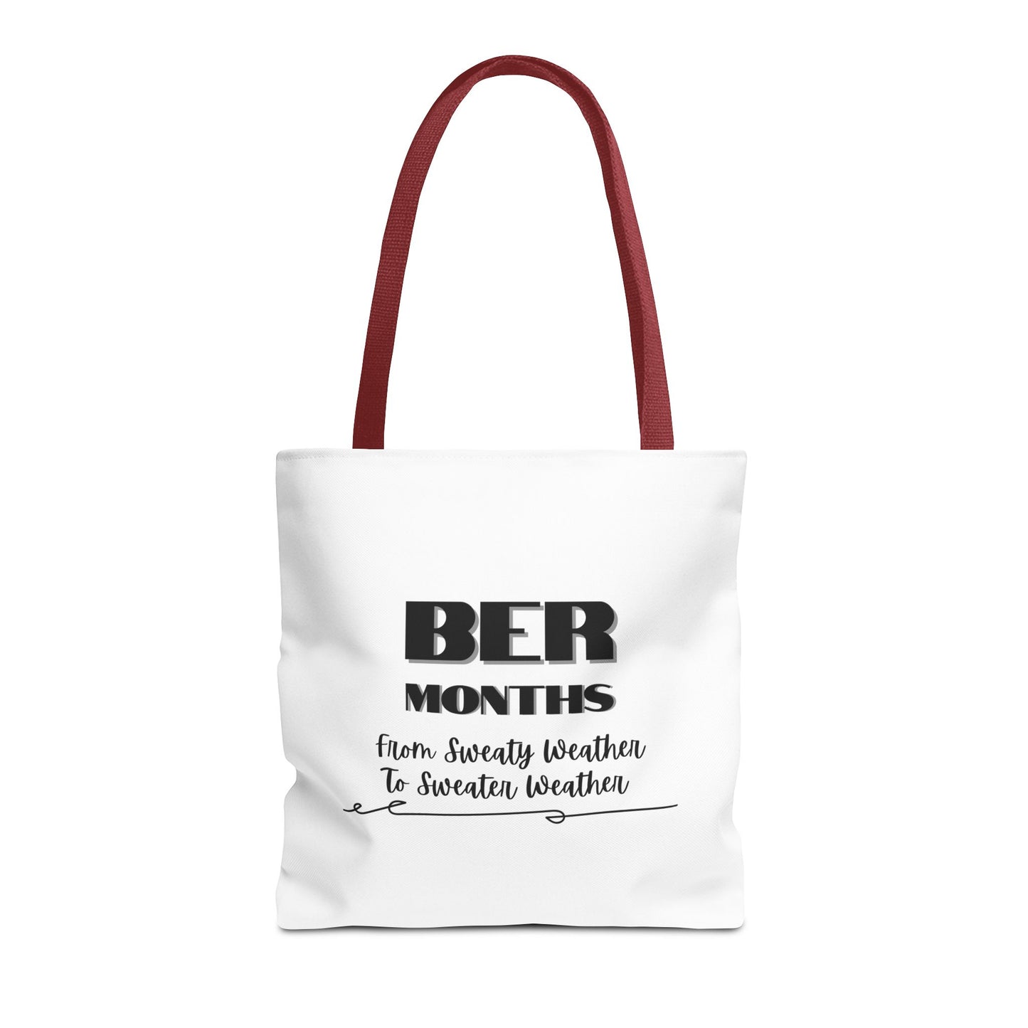 Unisex BER Months Tote Bag Autumn Fall September October November December Tote Bag Favorite Months Tote Bag