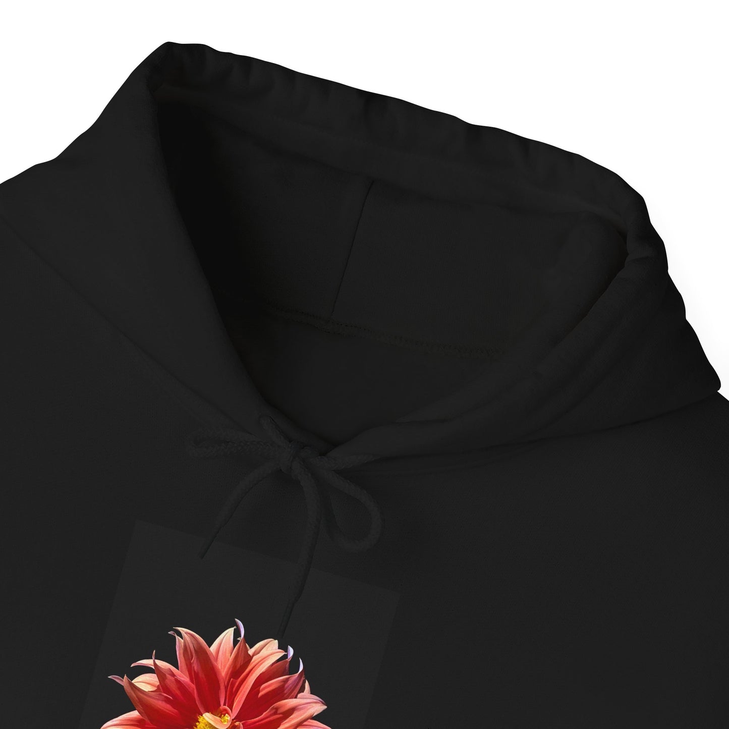 Unisex Heavy Blend™  Dahlia Flower Hooded Sweatshirt