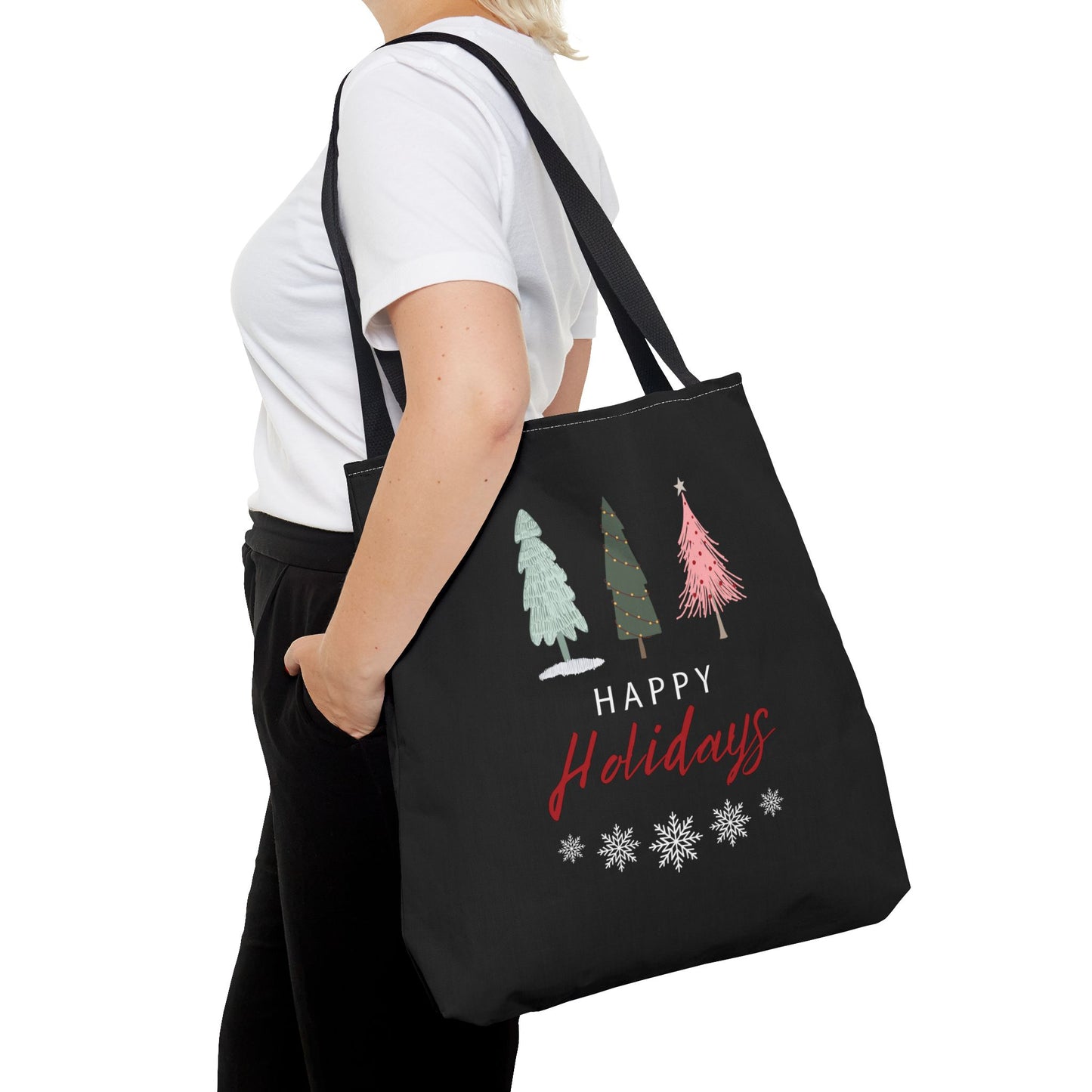 Unisex Happy Holidays Seasons Greetings Fall Tote Bag