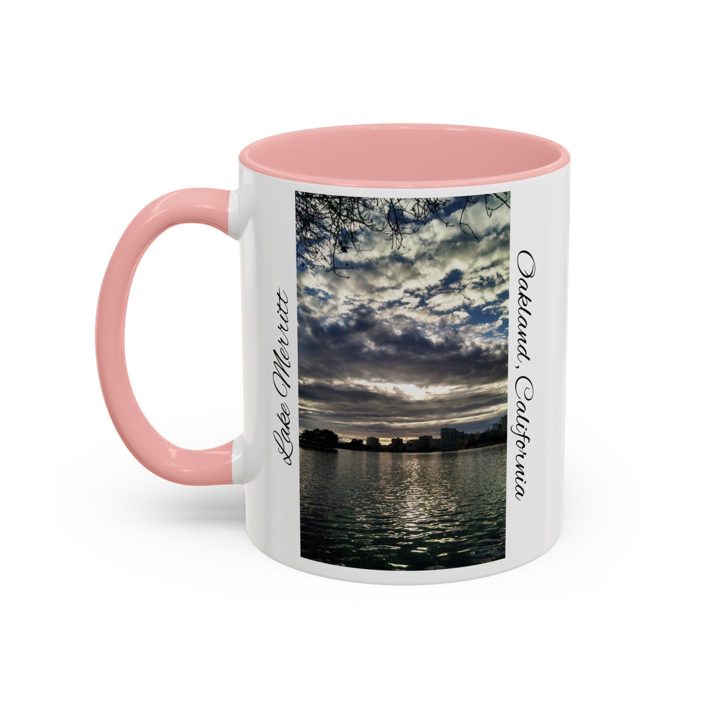 11oz/15oz Two Tone Lake Merritt, Oakland California San Francisco Bay Area Keepsake Coffee Mug