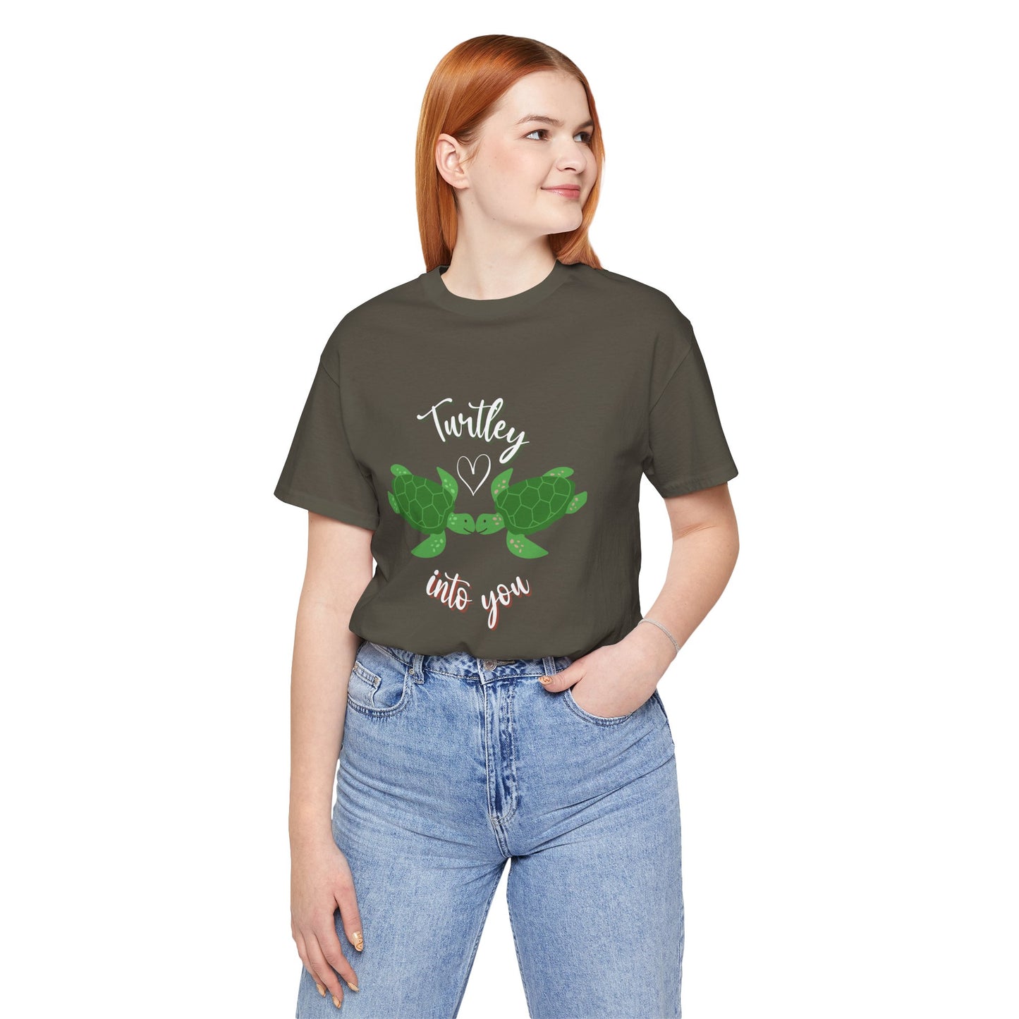 Unisex Cute Turtle Lover Turtley Into You T-Shirt
