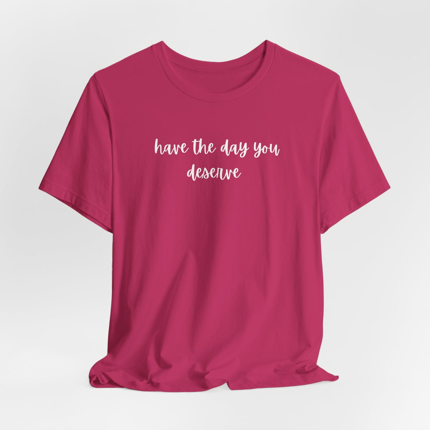 Unisex Have The Day You Deserve T-Shirt