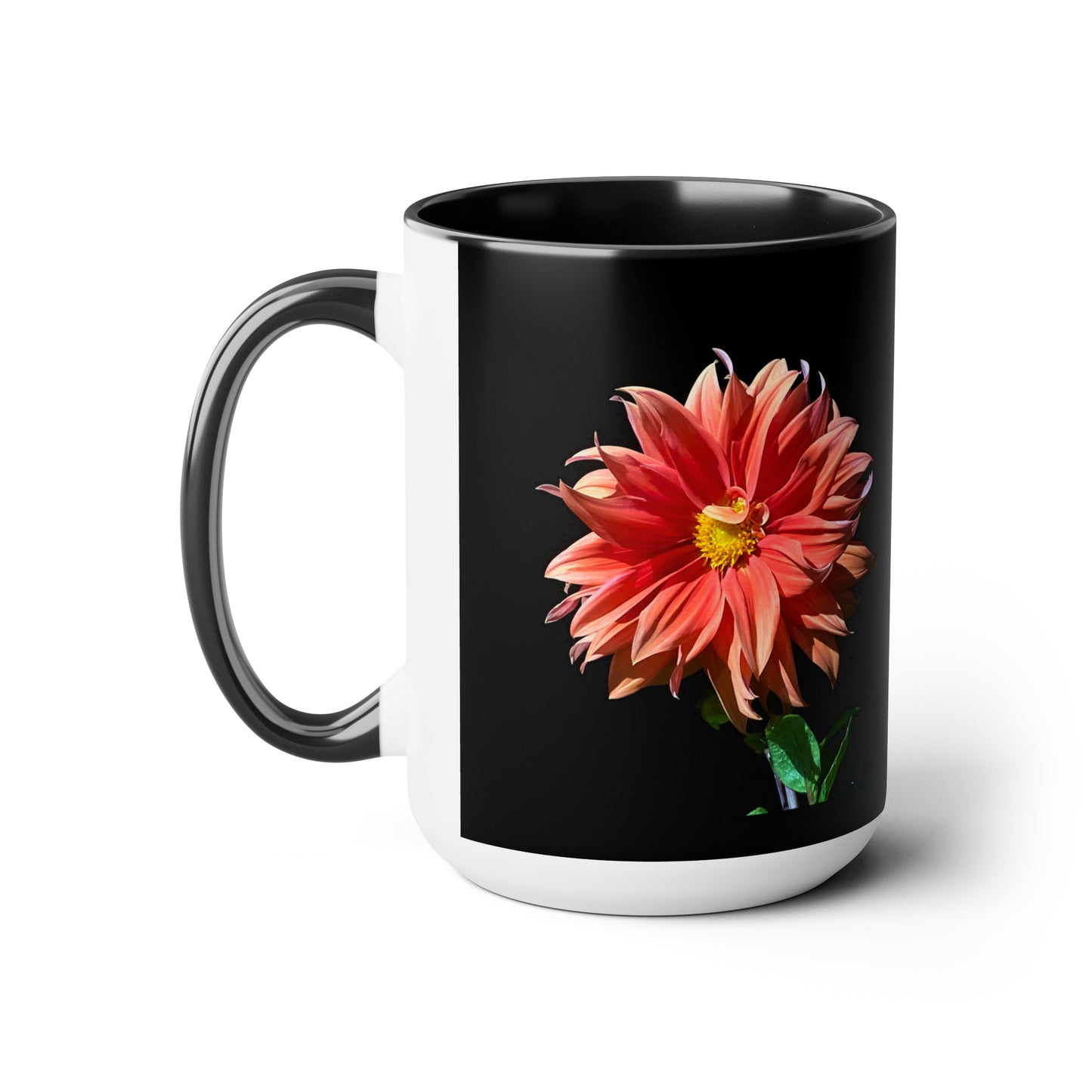 15oz Dahlia Flower Coffee Mug