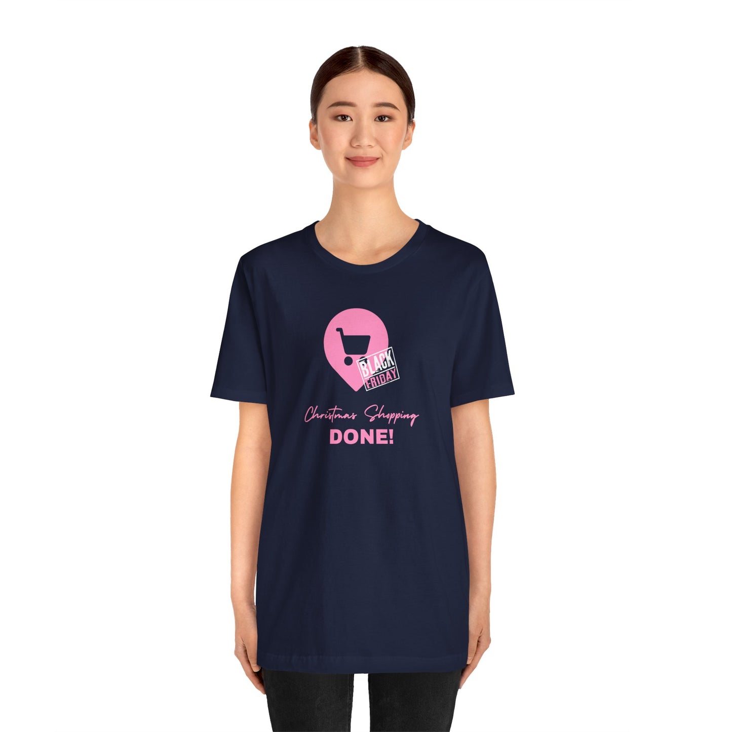 Unisex Jersey Short Sleeve Black Friday Christmas Shopping T-Shirt