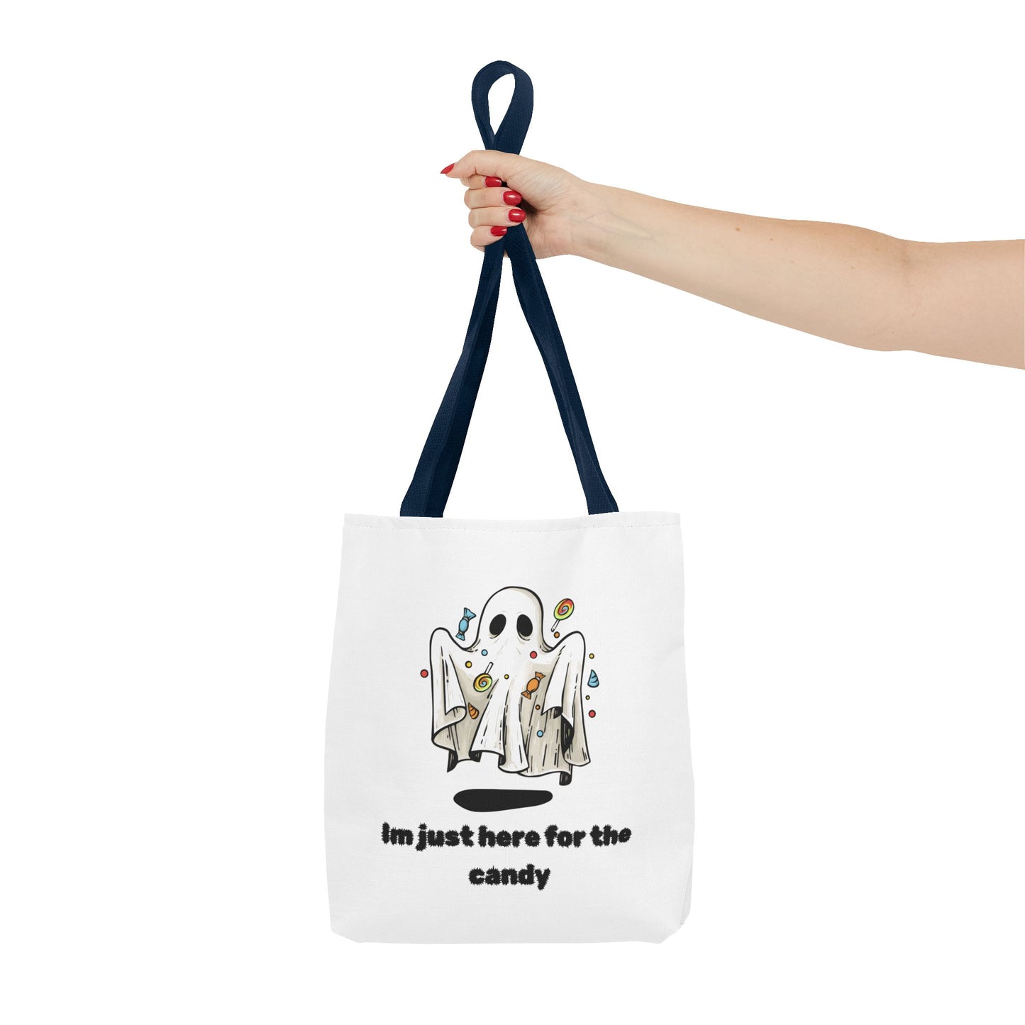 Cute Ghost Halloween Lover Spooky Season Trick or Treating Candy Bag Fall Themed Reusable Lunch Bag