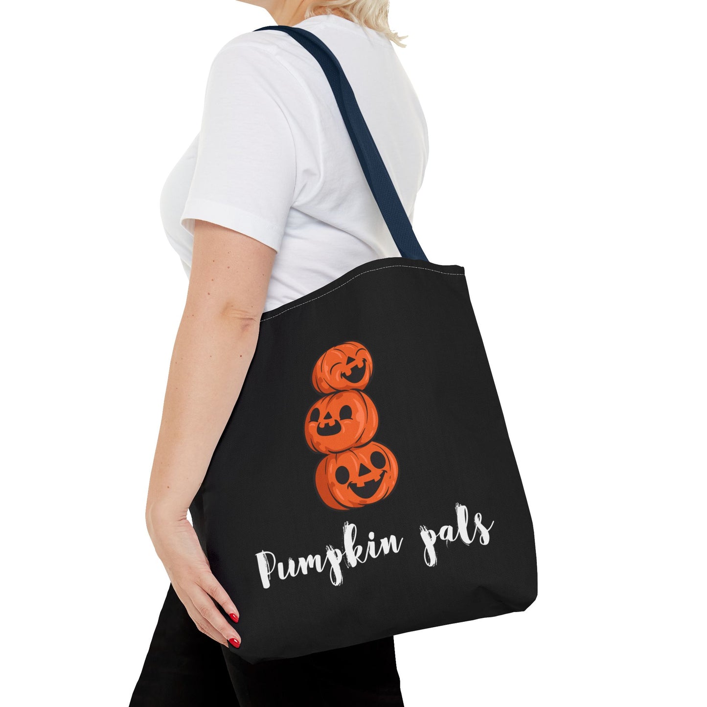 Halloween Tote Bag Gift for Spooky Season Trick or Treating Candy Bag Fall Themed Reusable Lunch Tote