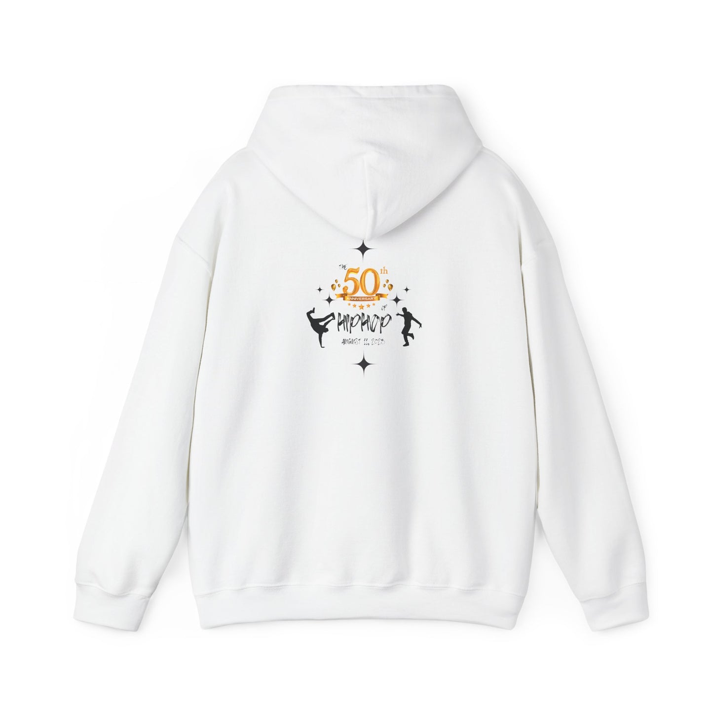 Unisex Heavy Blend™ 50th Anniversary of HipHop August 11, 2023 Commemorate 50 Years Hooded Sweatshirt
