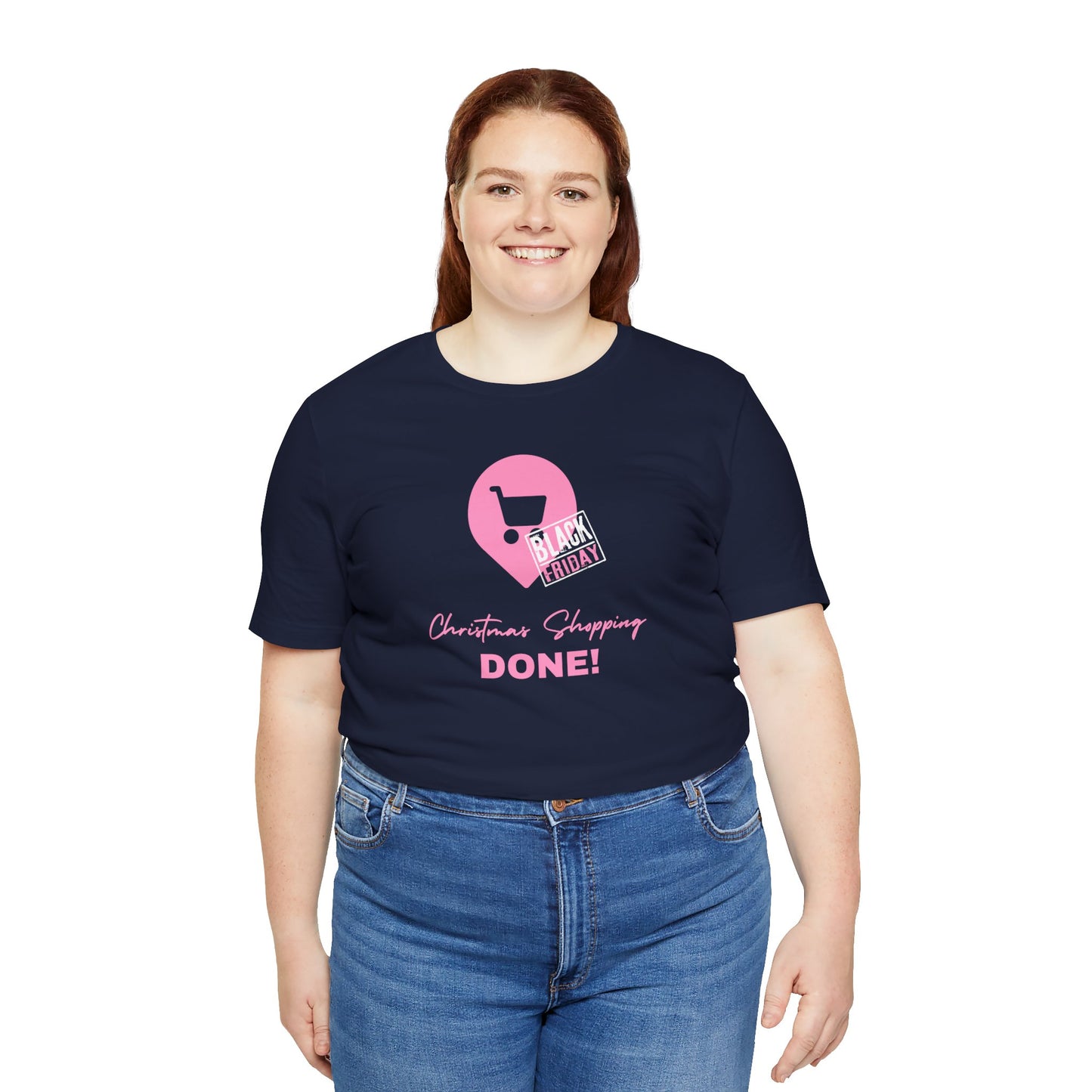 Unisex Jersey Short Sleeve Black Friday Christmas Shopping T-Shirt