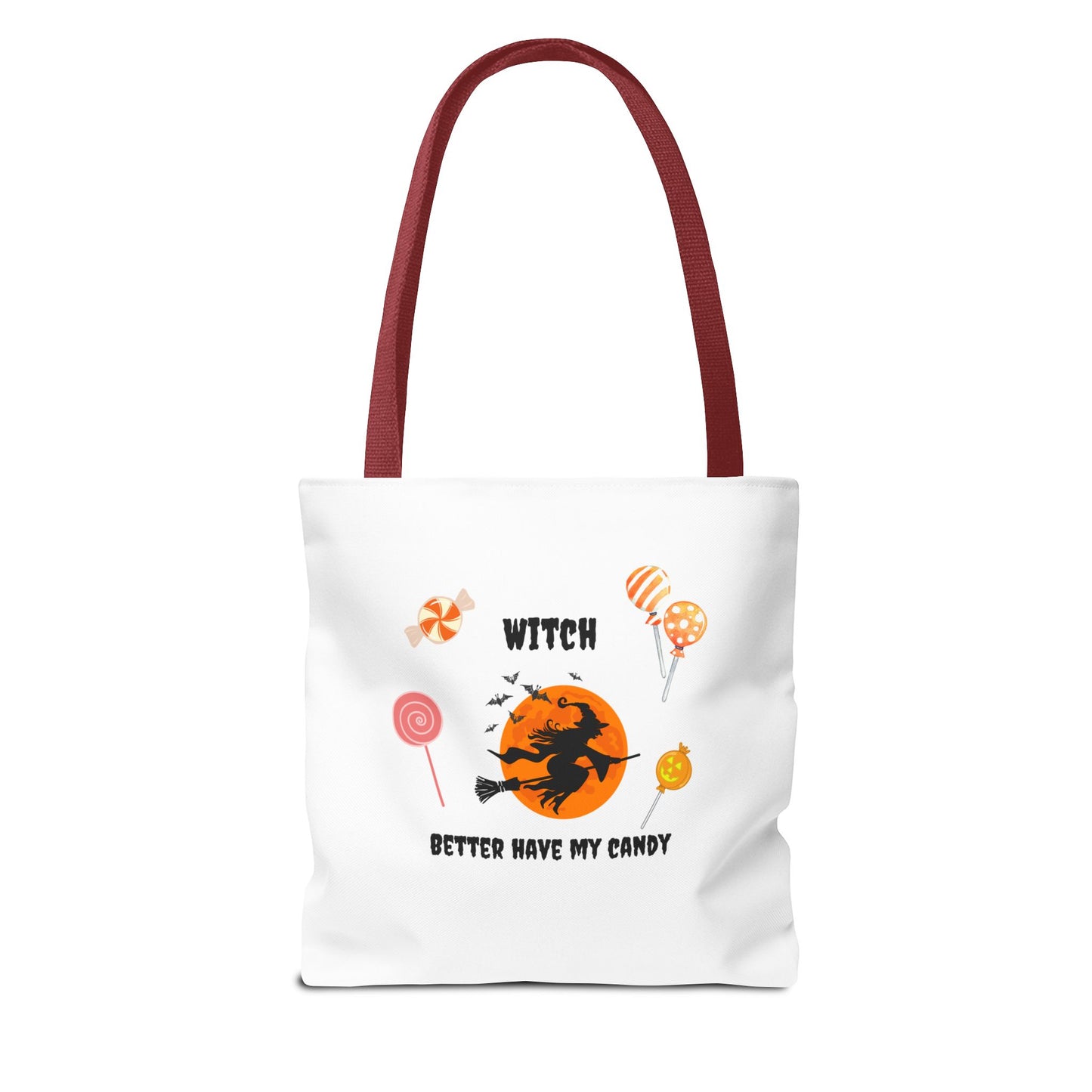 Halloween Tote Bag Spooky Season Trick or Treating Candy Bag Fall Themed Reusable Lunch Tote