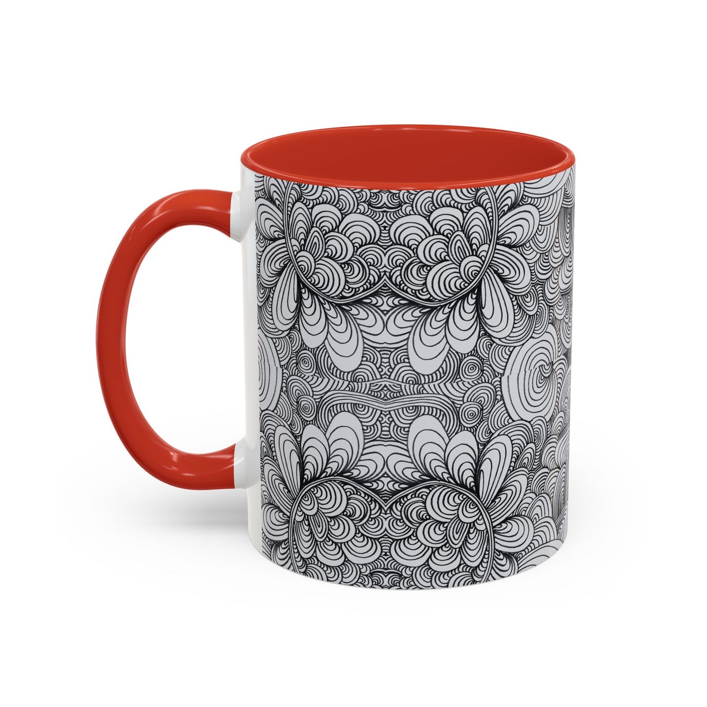 11oz/15oz Original Line Art Coffee Mug - Apricots Noir Mirage