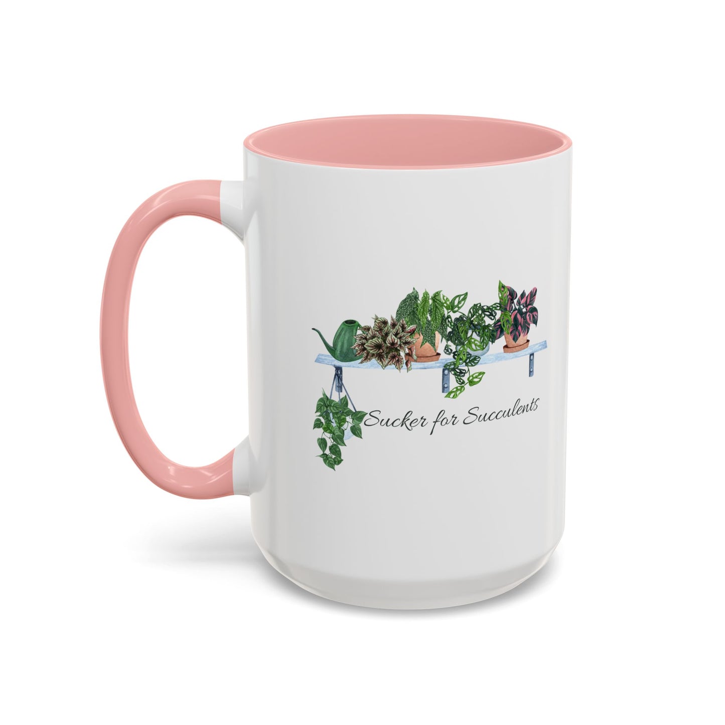 11oz/15oz Garden Themed Coffee Mug Sucker for Succulents