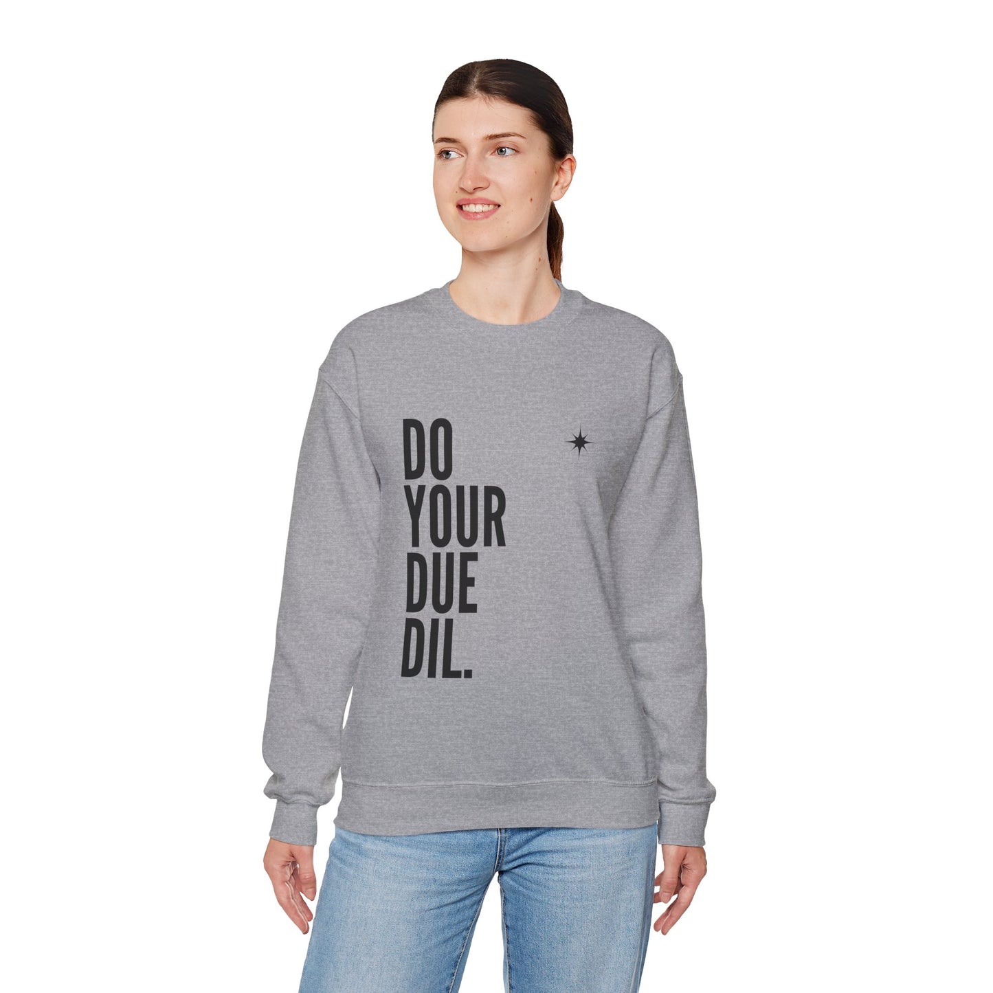 Unisex Heavy Blend Crewneck Due Your Due Diligence Sweatshirt