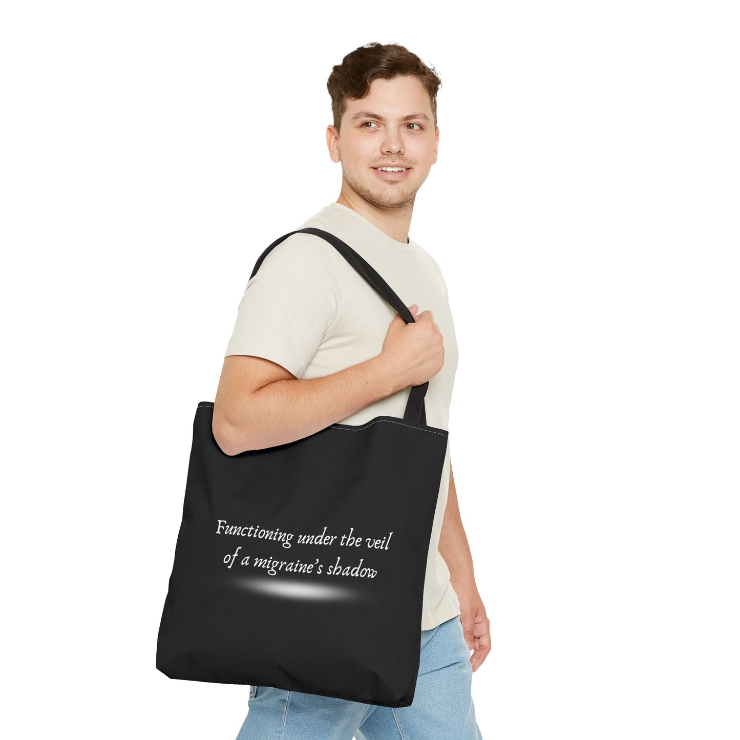 Unisex Migraine Day Invisible Illness Warrior Tote Bag