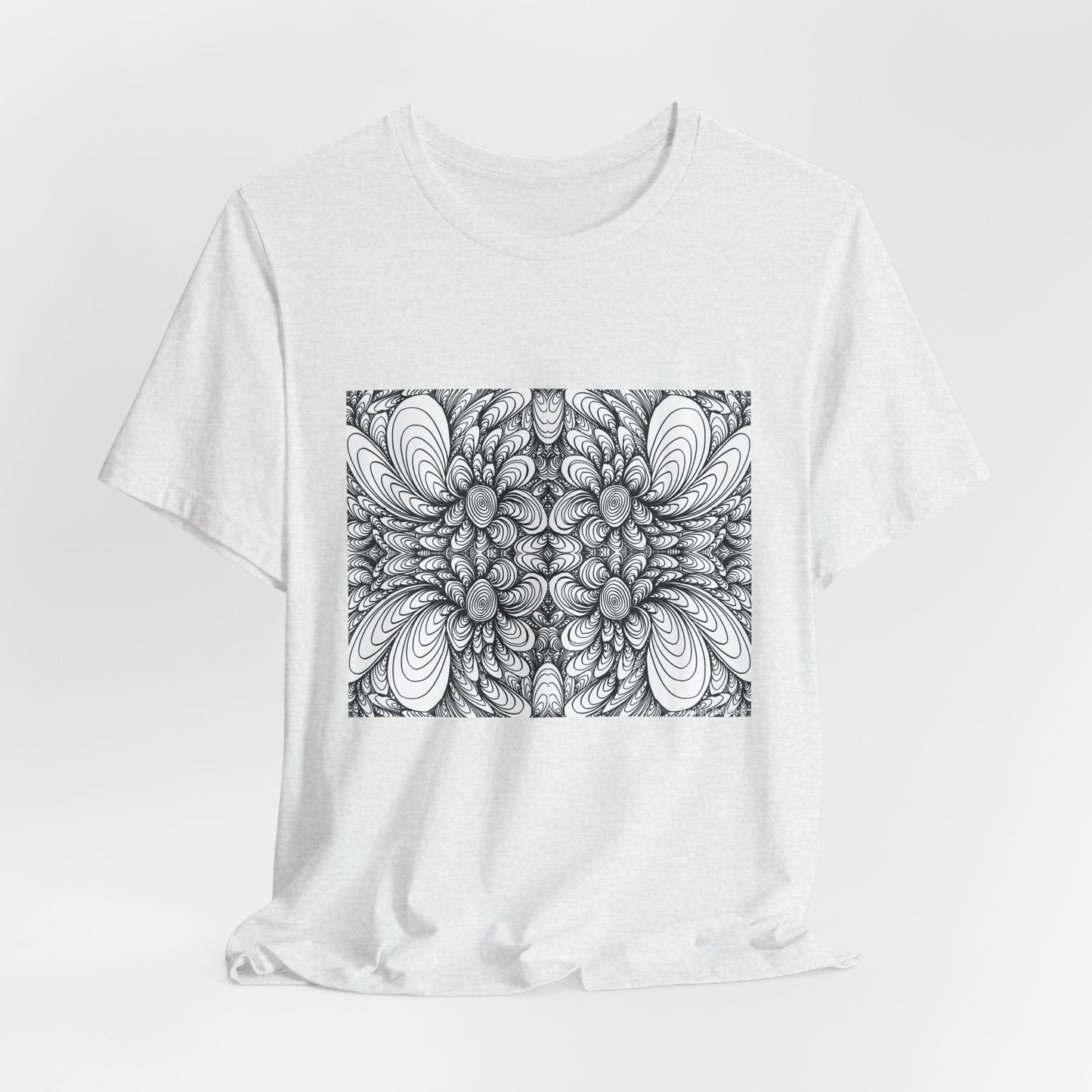 Unisex Original Line Art T-Shirt -Blooms