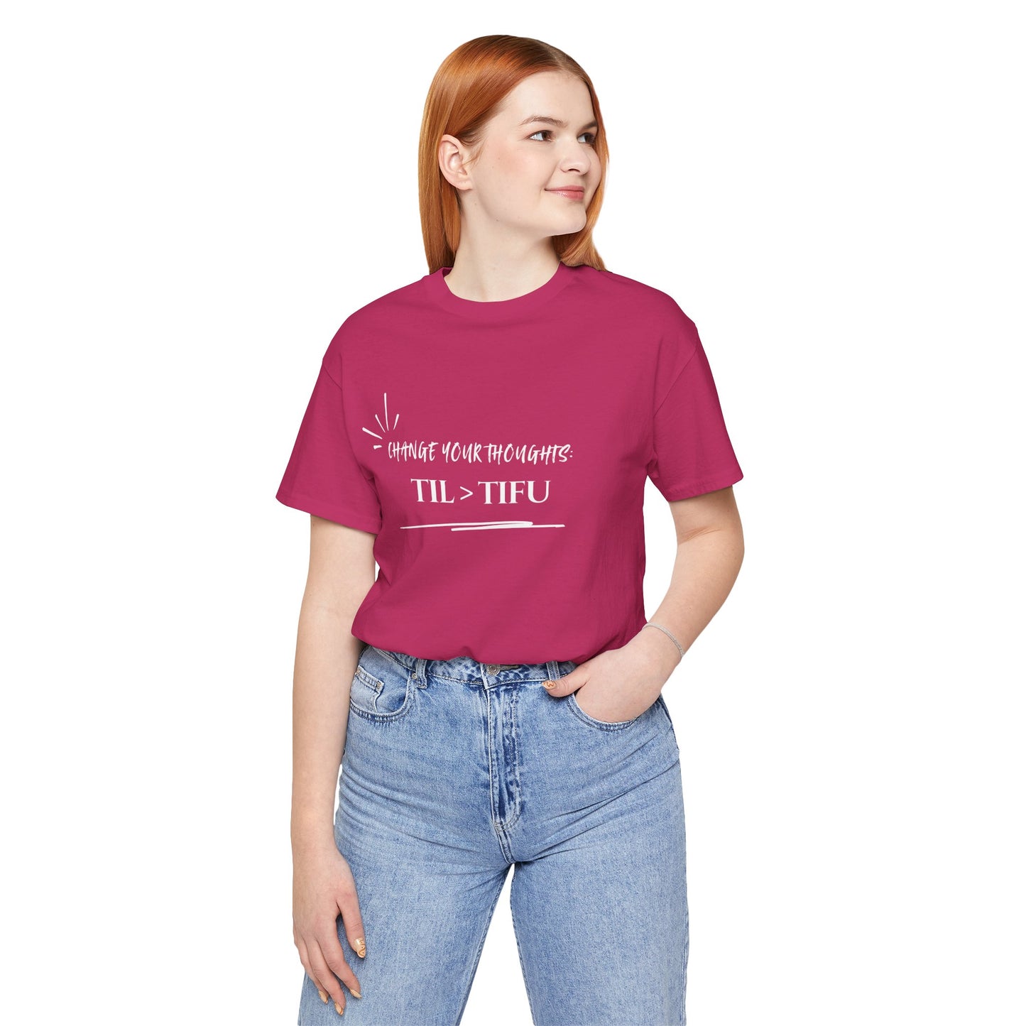 Unisex Self Love Positive Self Talk and Thoughts Mental Health Awareness and Positivity T-Shirt TIL>TIFU