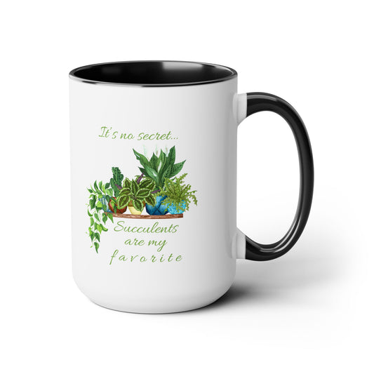 15oz Garden Themed Succulent Plant Parent Coffee Mug