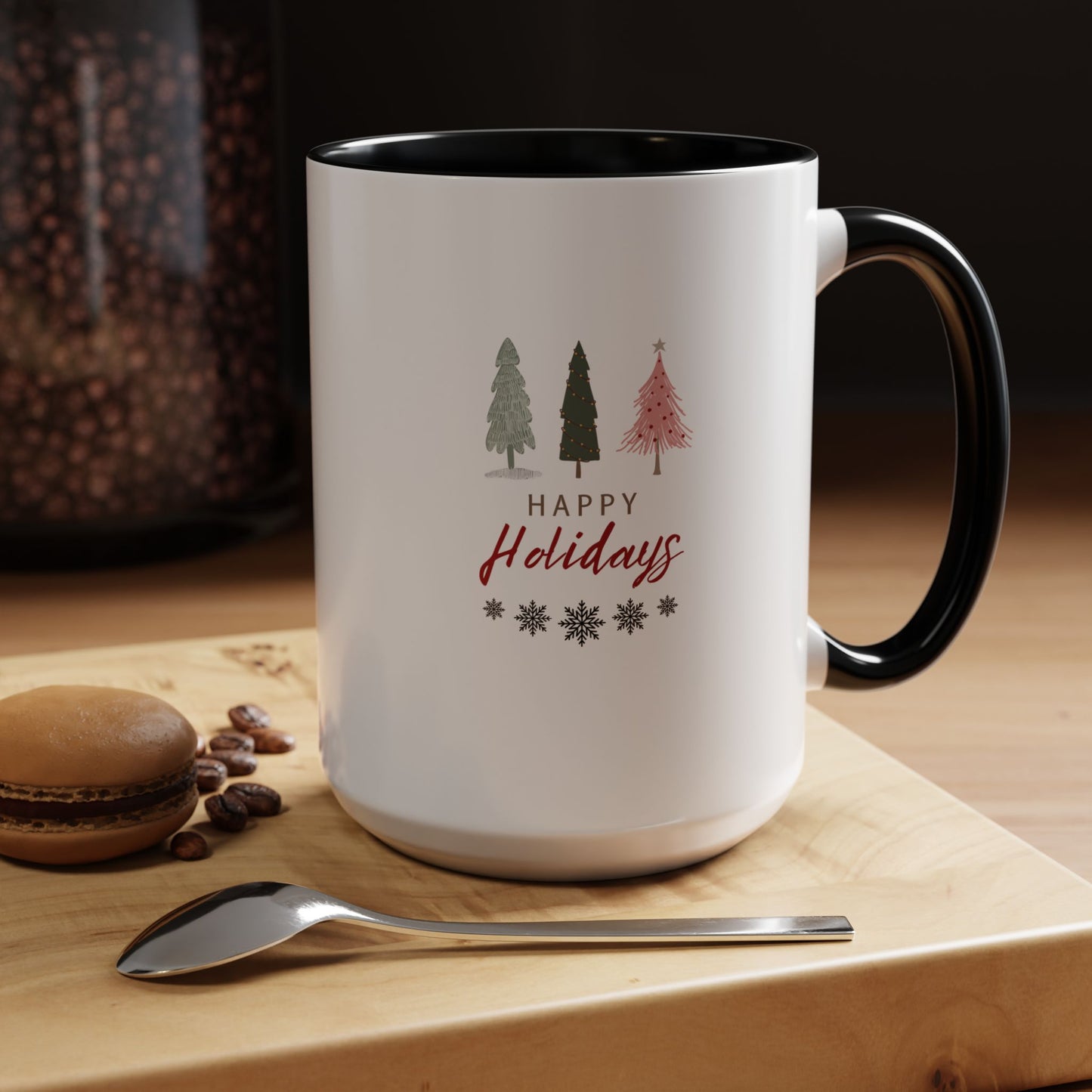 11oz/15oz Happy Holidays Seasons Greetings Fall Coffee Mug
