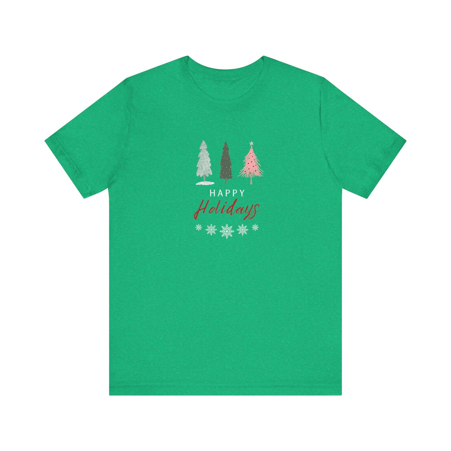 Unisex Jersey Short Sleeve Happy Holidays Seasons Greetings Fall T-Shirt