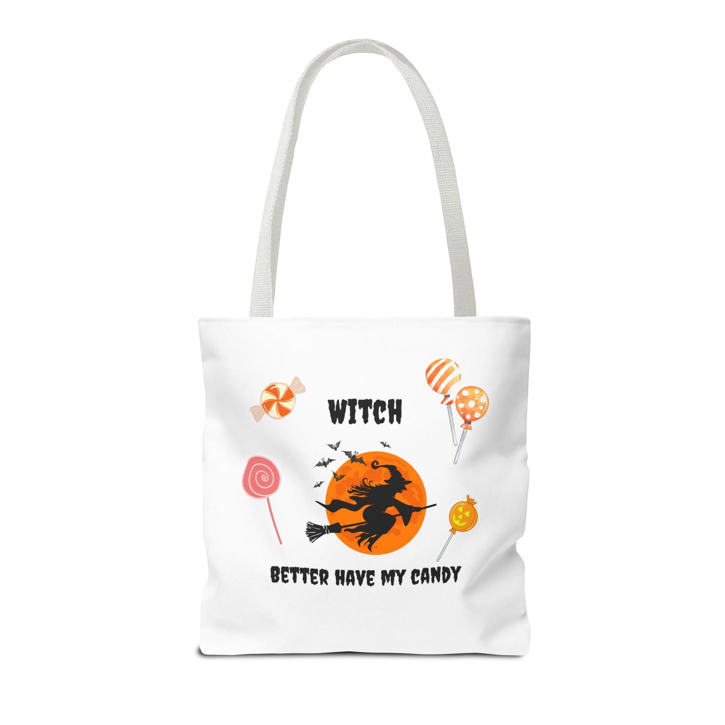 Halloween Tote Bag Spooky Season Trick or Treating Candy Bag Fall Themed Reusable Lunch Tote