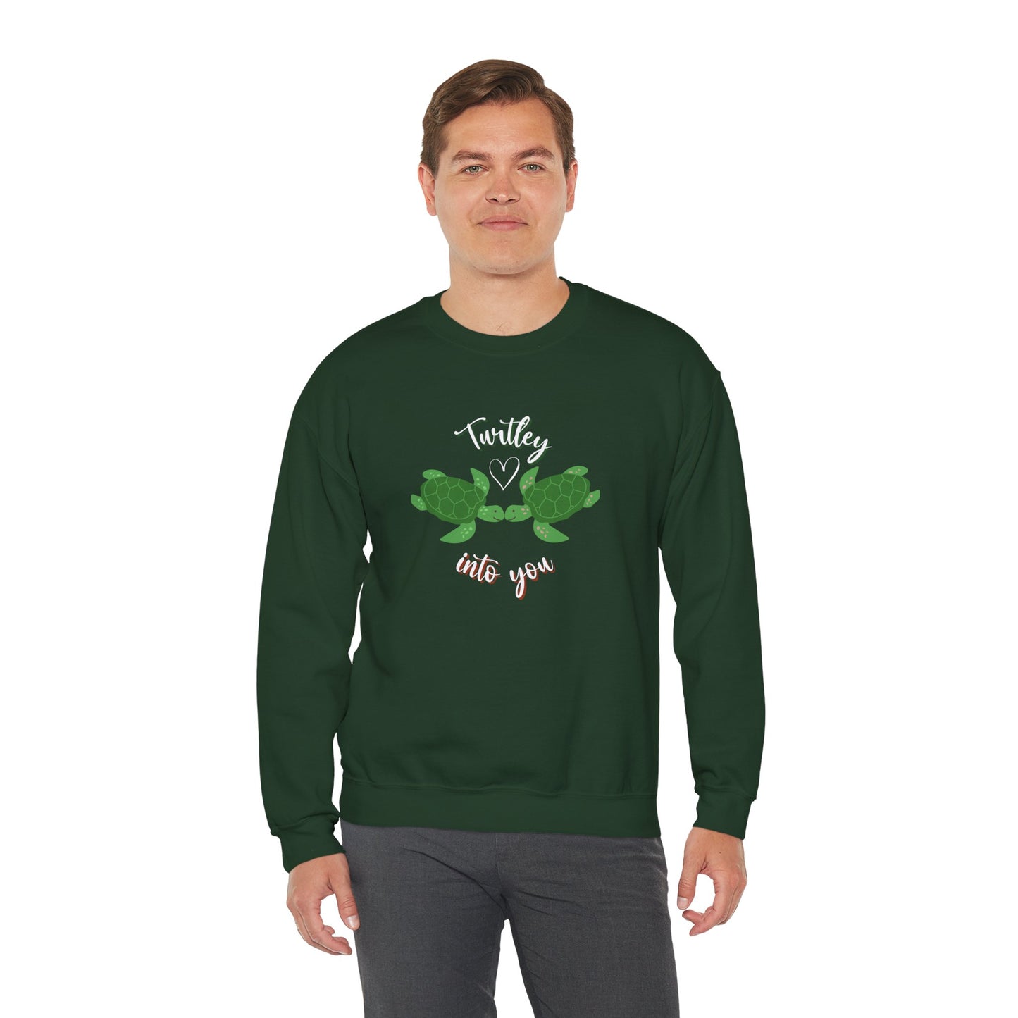 Unisex Cute Turtle Lover Turtley Into You Sweatshirt