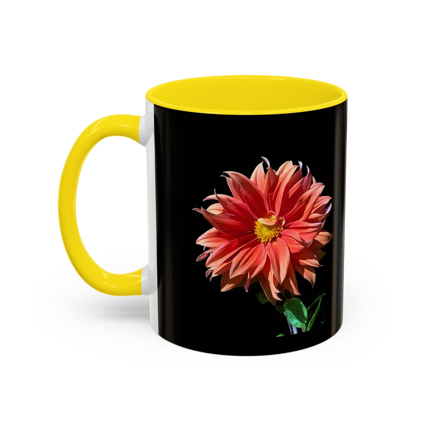 11oz/15oz Dahlia Flower Coffee Mug
