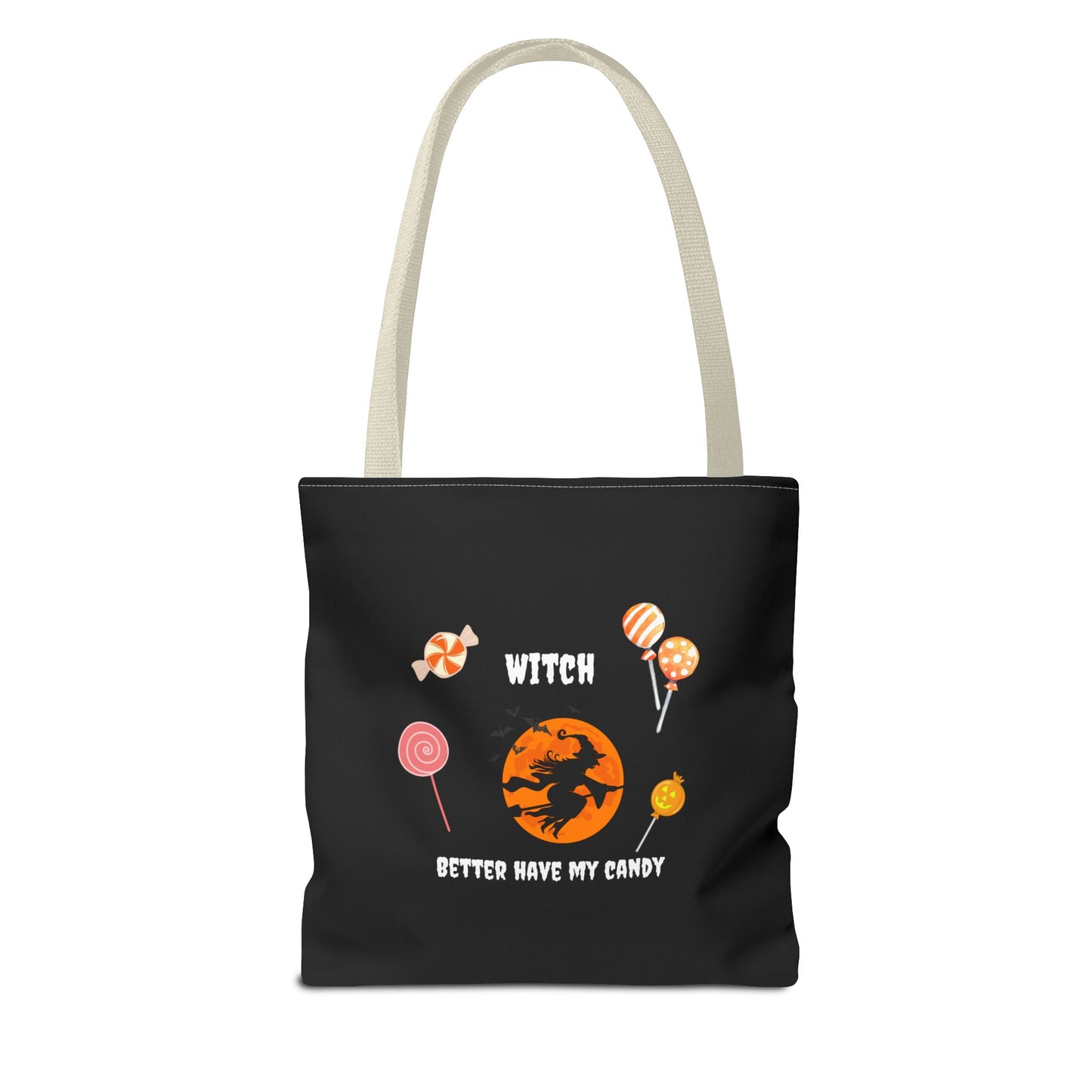 Halloween Tote Bag Gift for Spooky Season Trick or Treating Candy Bag Fall Themed Reusable Lunch Tote