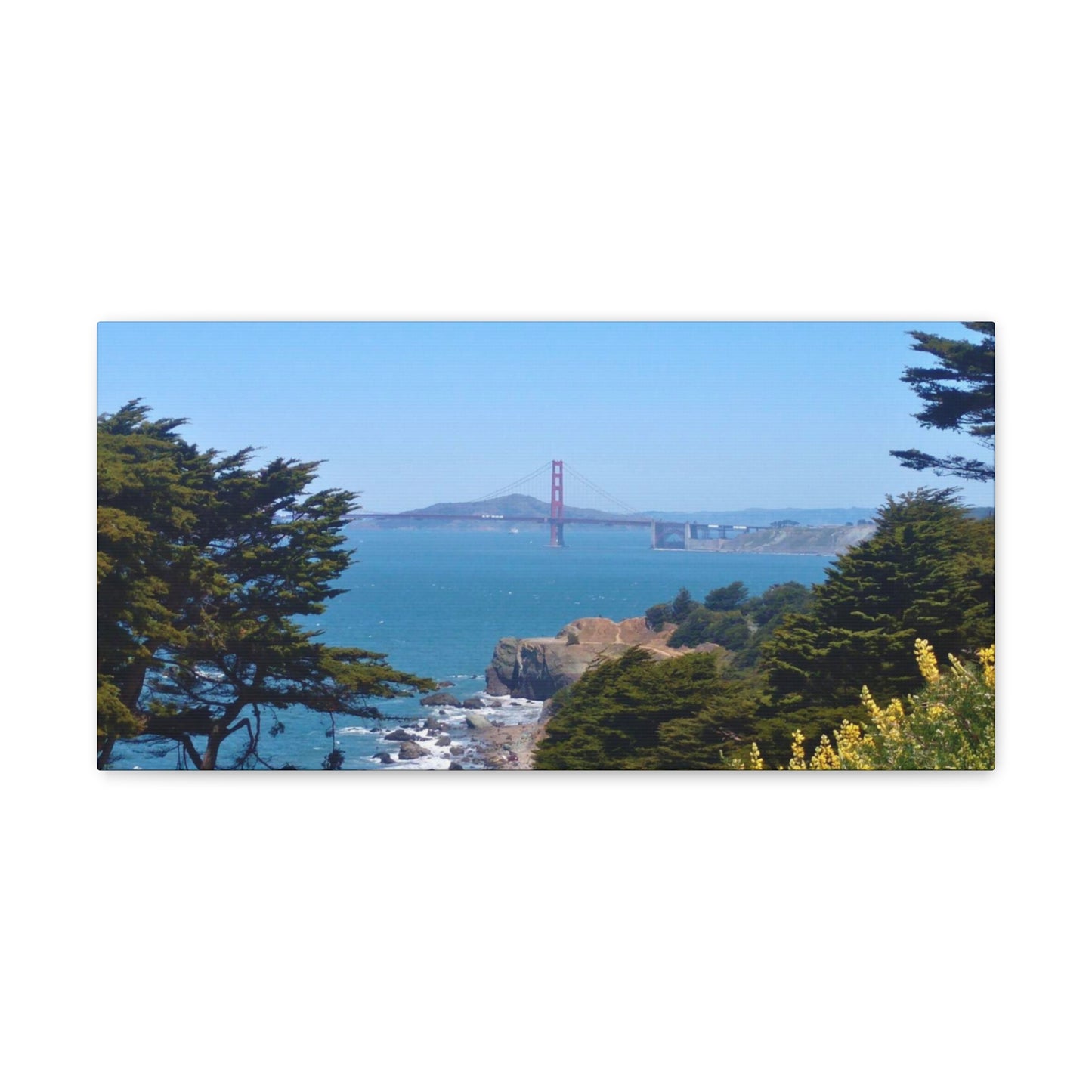 Canvas Gallery Wrap - Camino Del Mar - Fort Miley Lookout - San Francisco