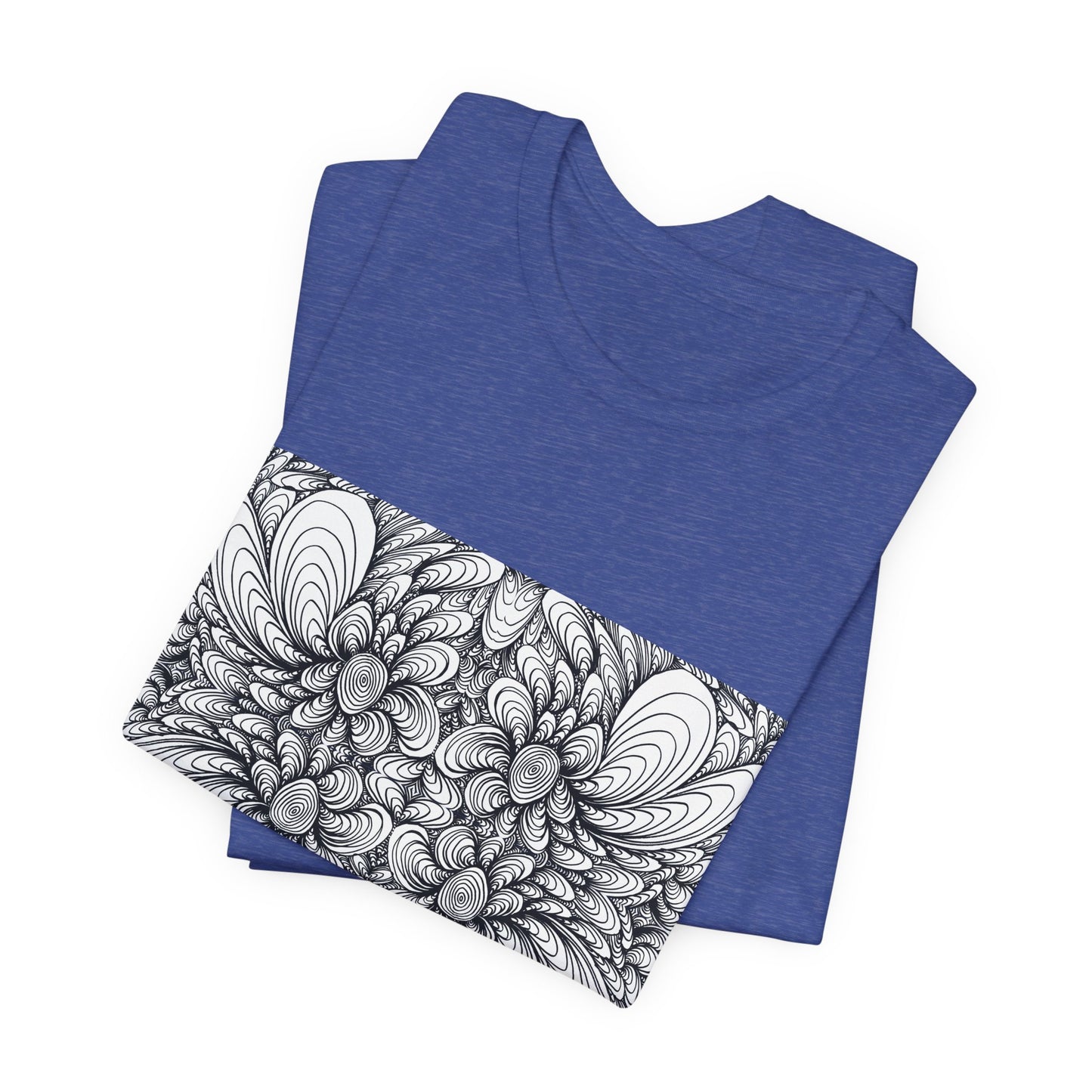 Unisex Original Line Art T-Shirt -Blooms