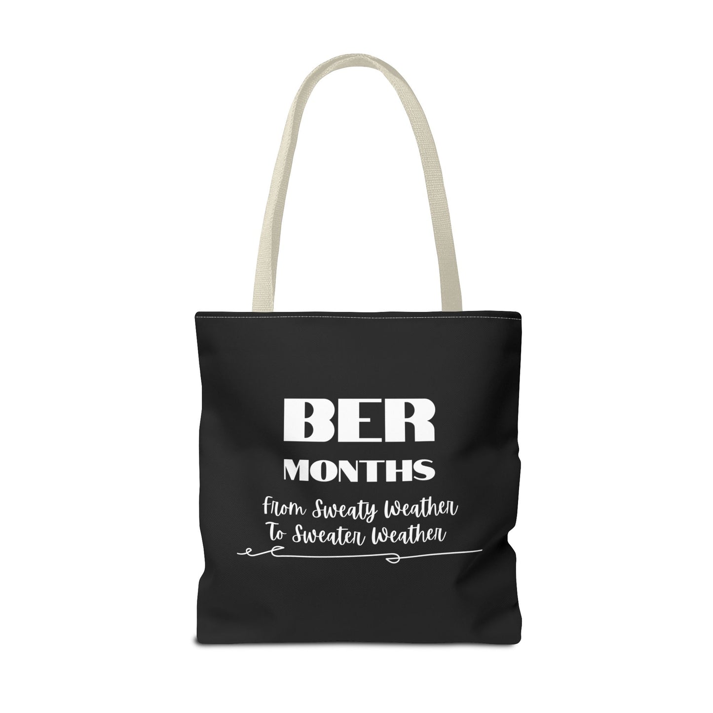 Unisex BER Months Tote Bag Autumn September October November December Tote Bag Favorite Months Tote Bag