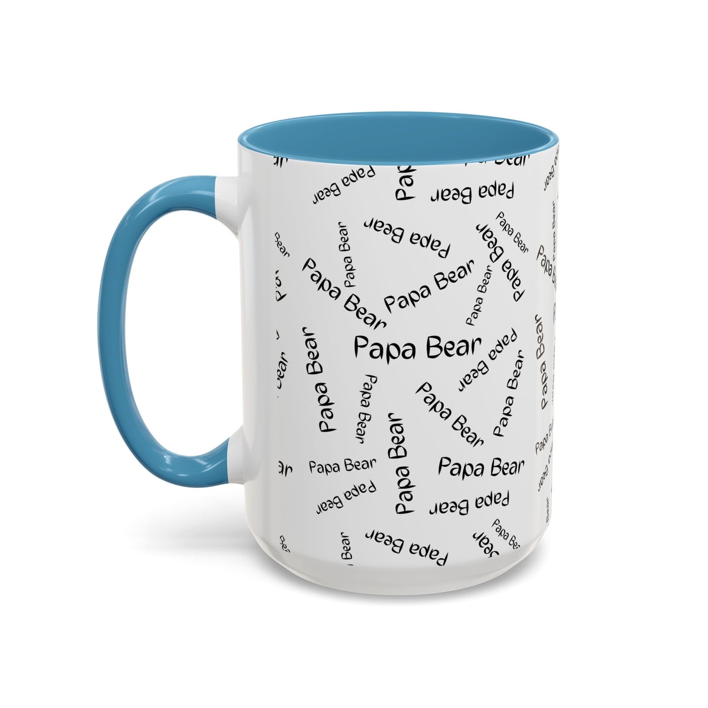 11oz/15oz Papa Bear Word Scramble Coffee Mug