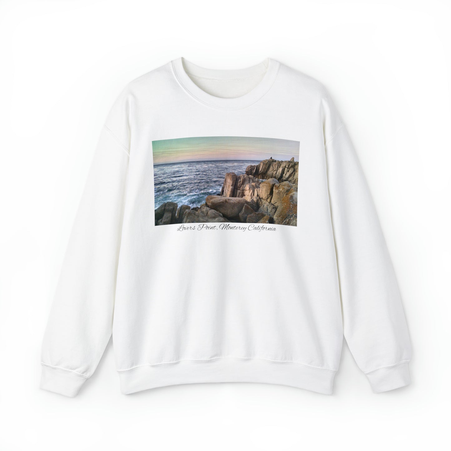 Unisex Landscape Sweatshirt Lovers Point, San Francisco Bay Area, Monterey, Monterey California, California