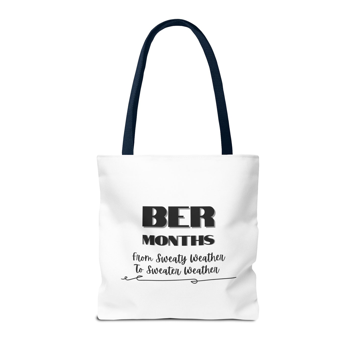 Unisex BER Months Tote Bag Autumn Fall September October November December Tote Bag Favorite Months Tote Bag