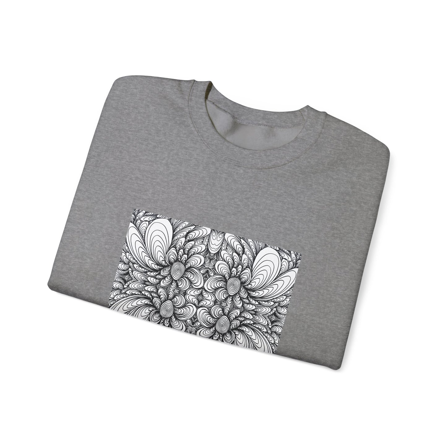 Unisex Original Line Art Sweatshirt - Blooms