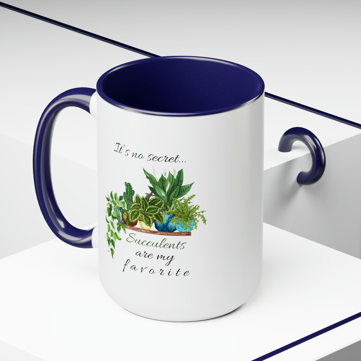 15oz Garden Themed Coffee Mug - Succulents Are My Favorite