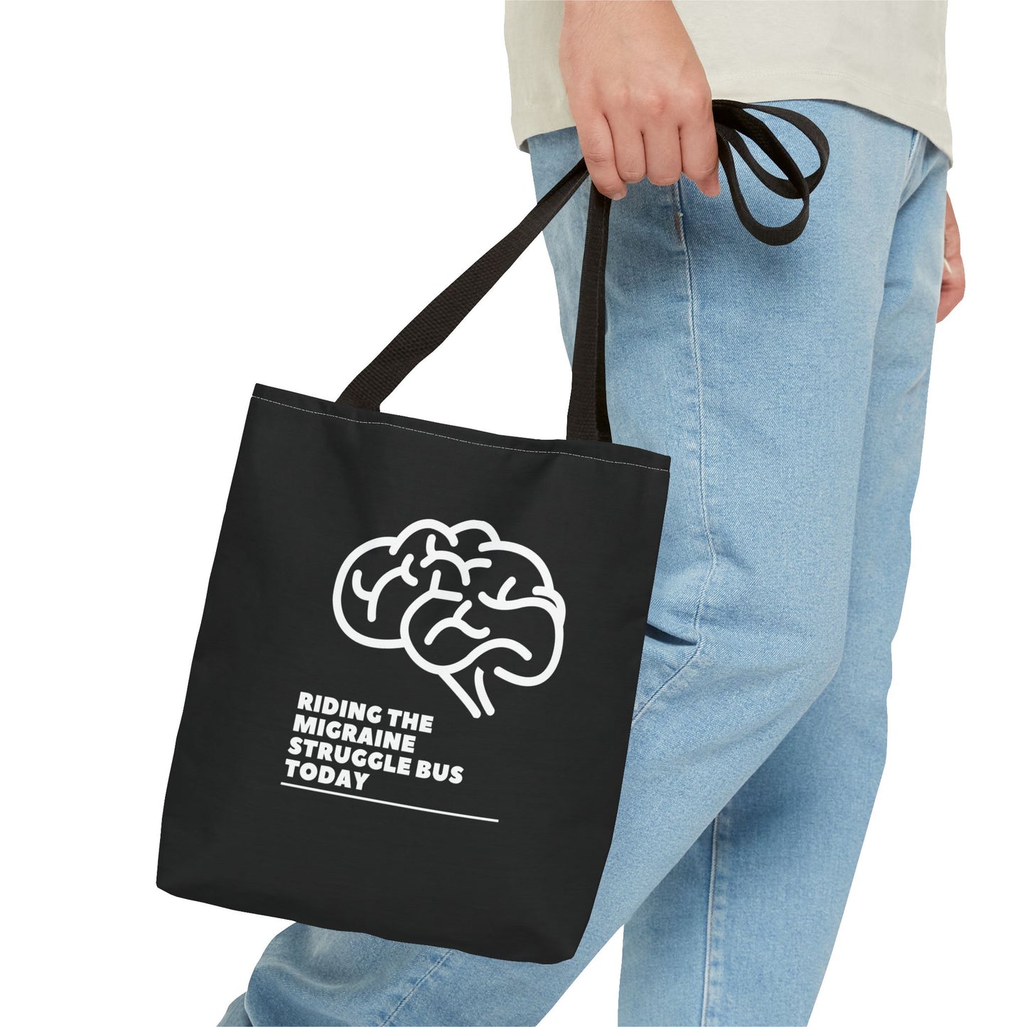 Unisex Migraine Day Invisible Illness Warrior Tote Bag